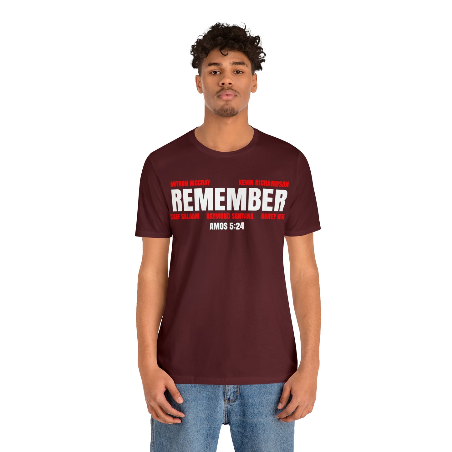 The Remember Series: The Central Park 5 Jersey Short Sleeve Tee