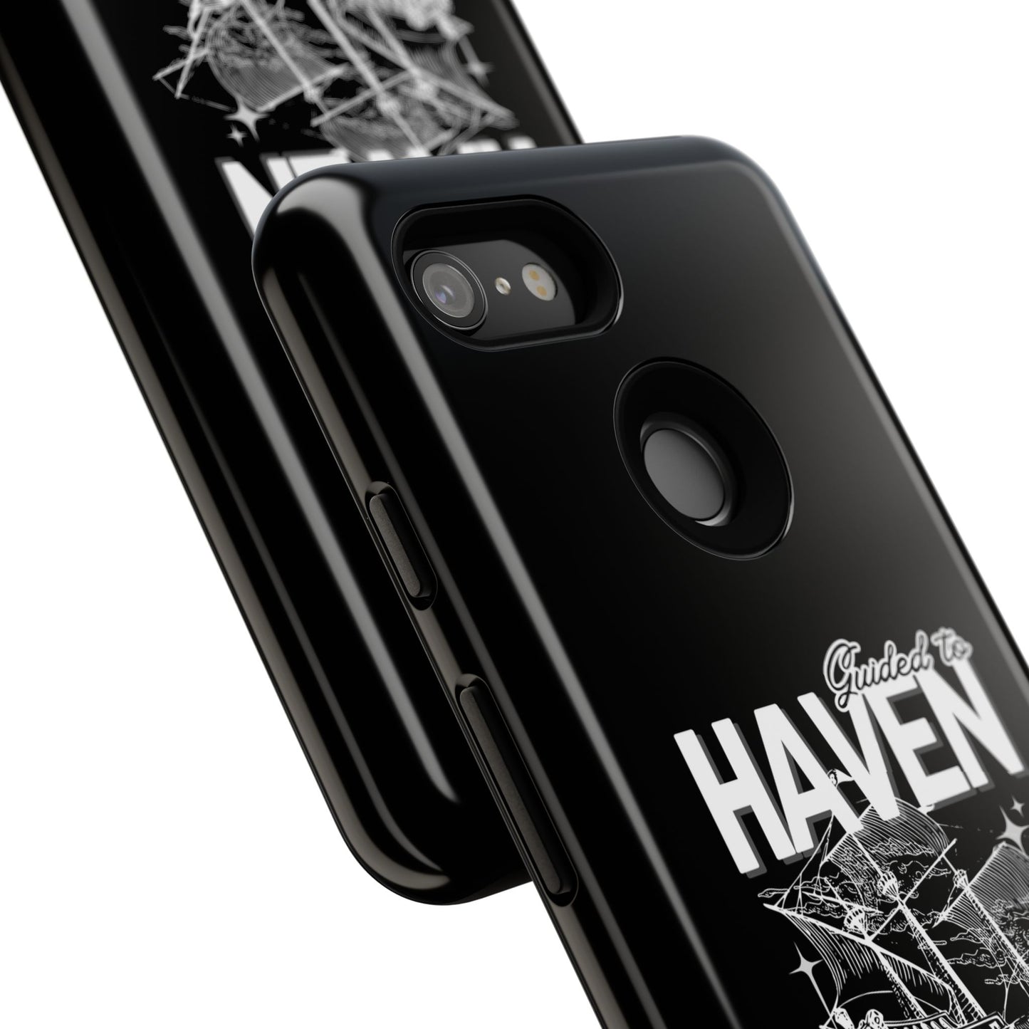 Guided to Haven Psalm 107:29–30 Stylish Phone Case