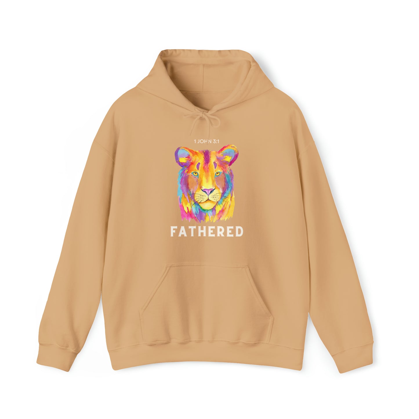 "Fathered" Unisex Heavy Blend™ Hooded Sweatshirt