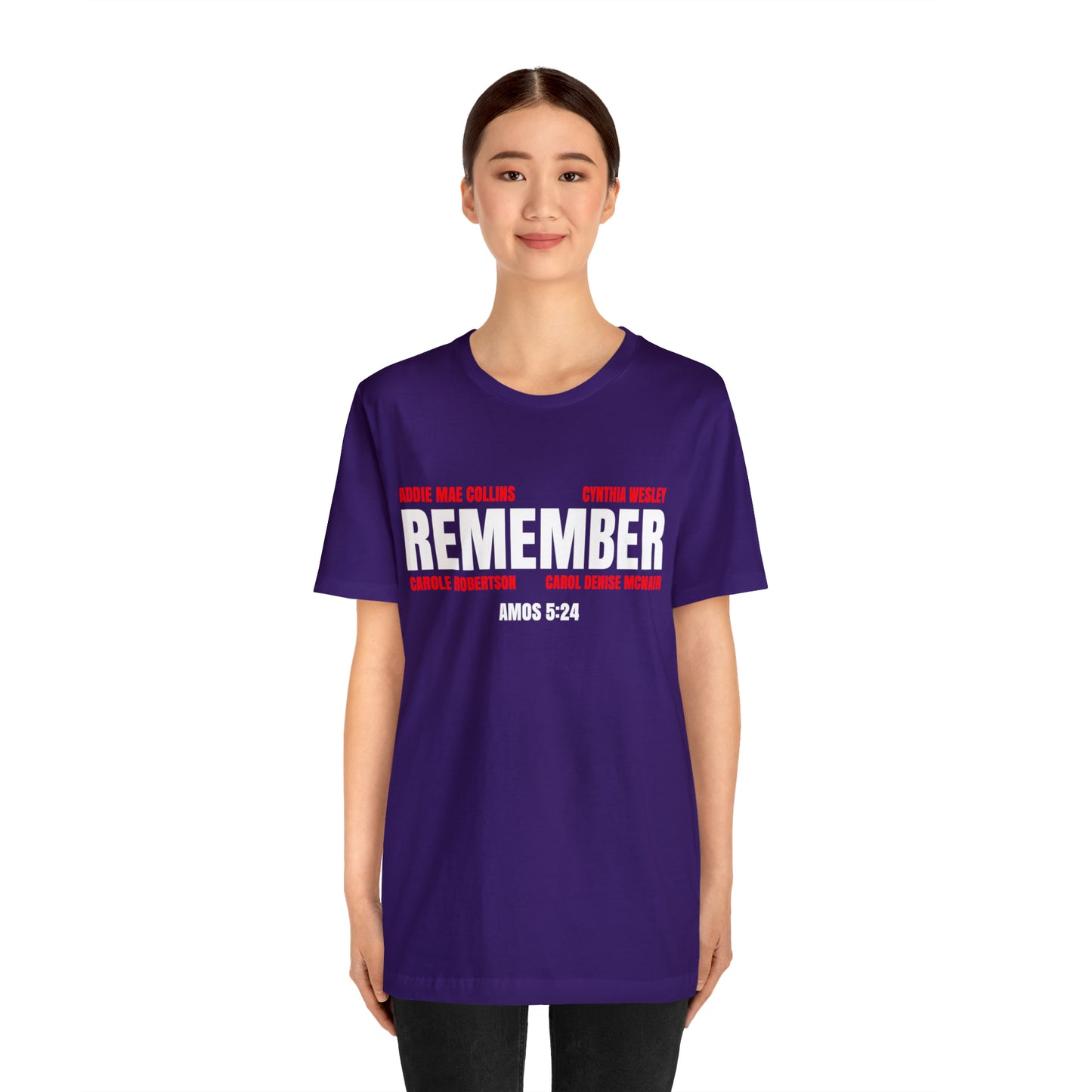 The Remember Series-16th Street Baptist Church Bombing-Unisex Jersey Short Sleeve Tee