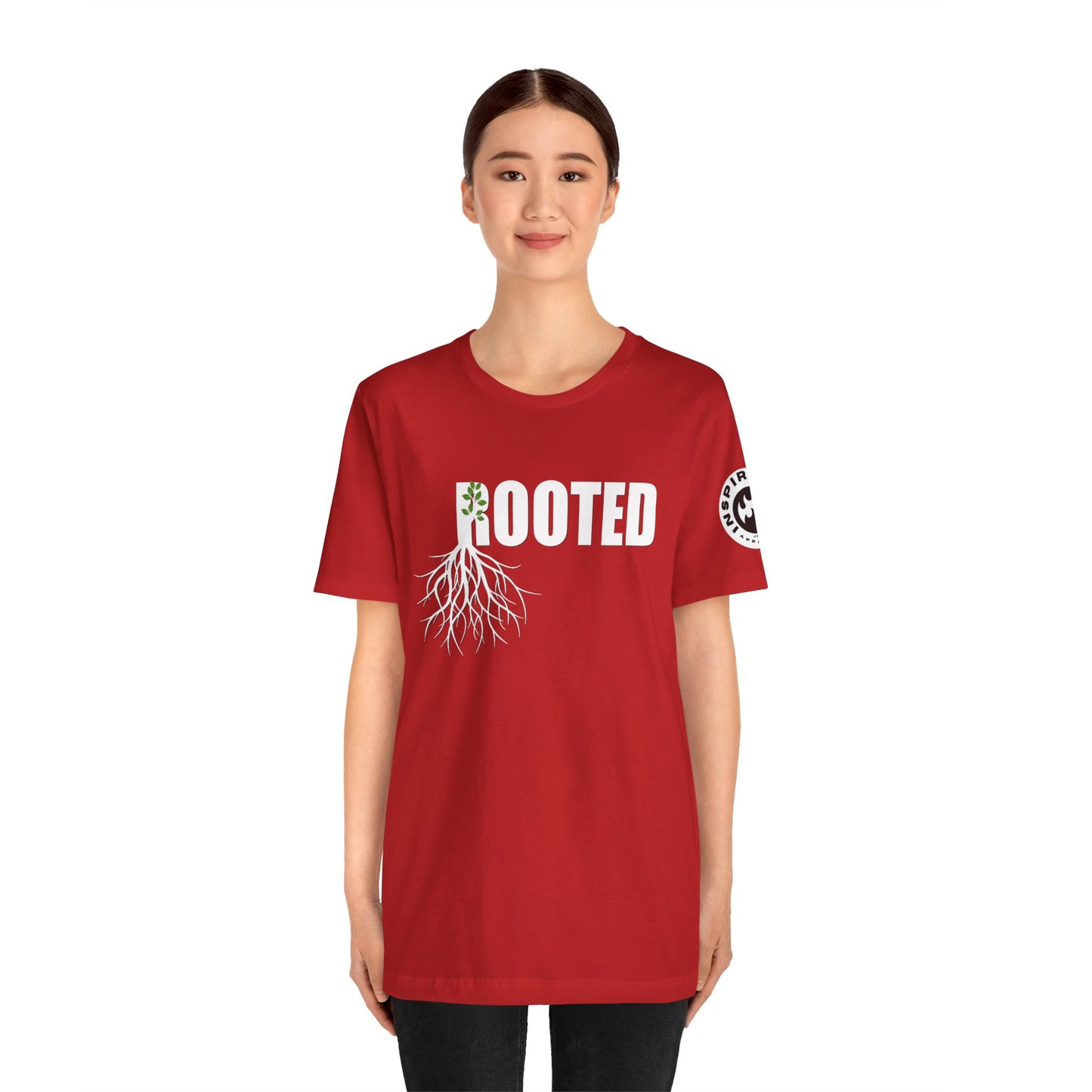 Colossians 2:7 Rooted - Unisex Jersey Short Sleeve Tee