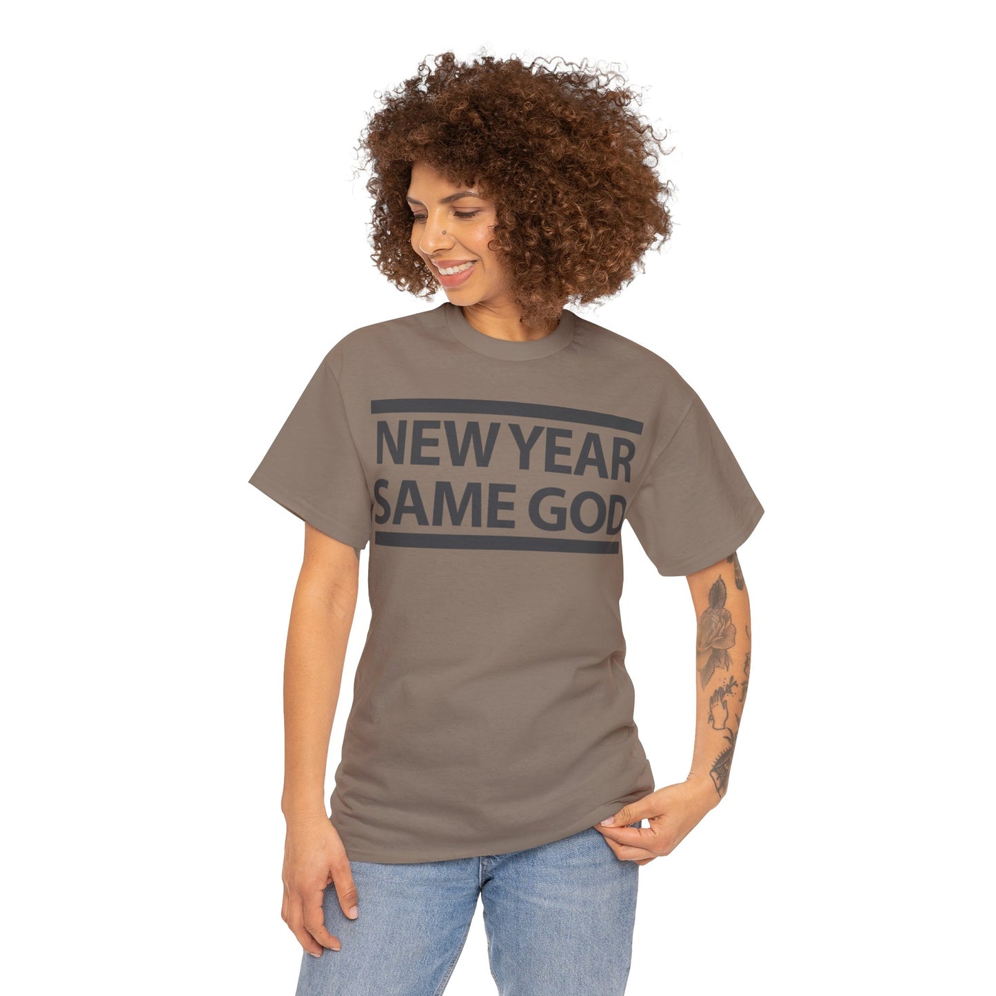 TWC New Year Same God-Unisex Heavy Cotton Tee