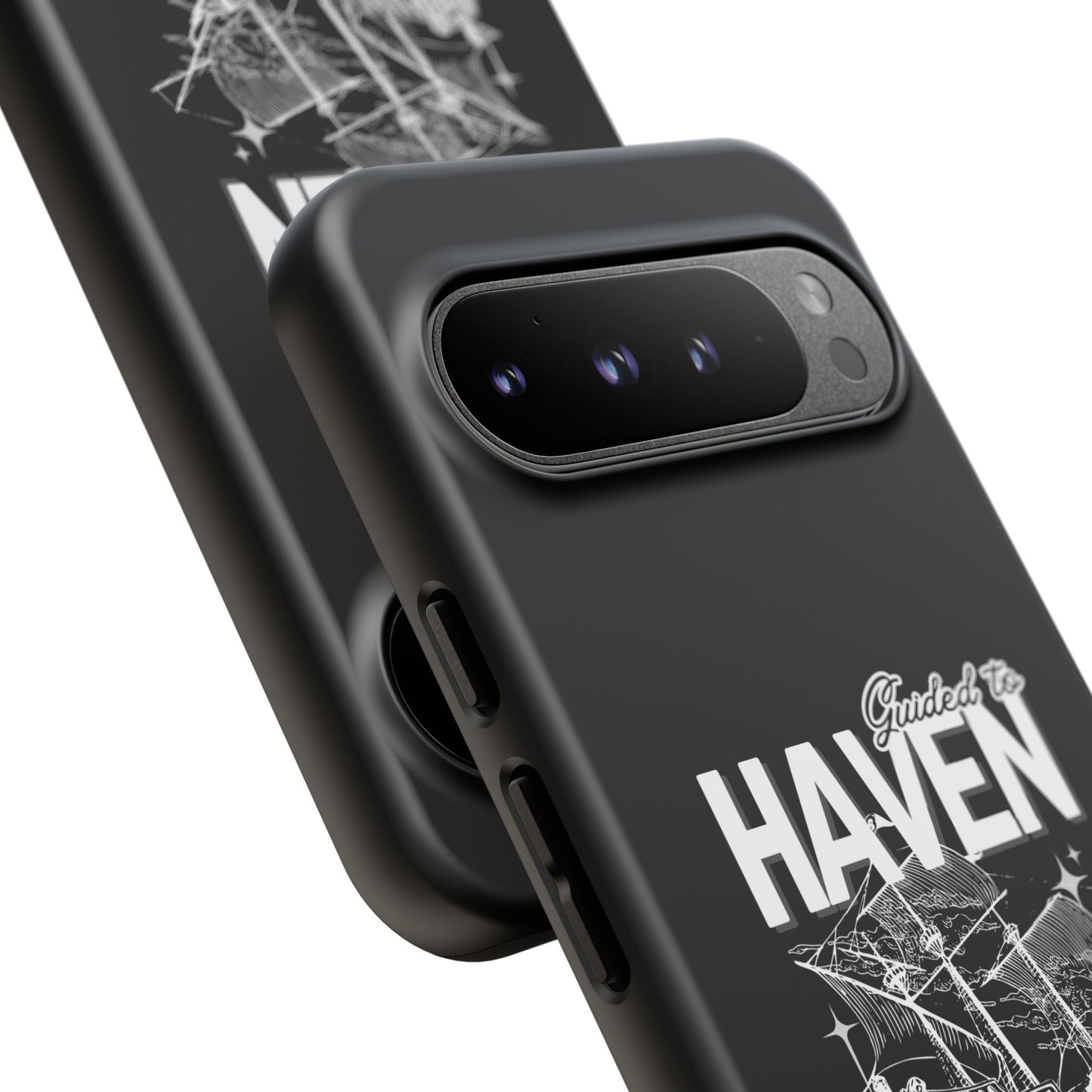 Guided to Haven Psalm 107:29–30 Stylish Phone Case