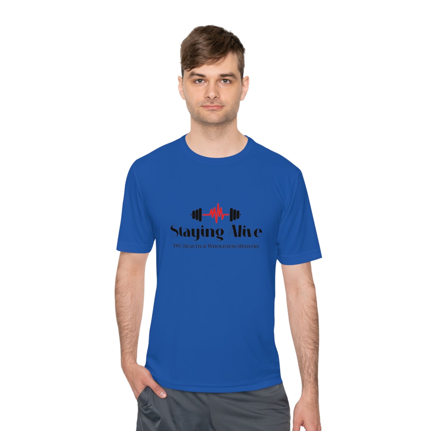 TWC Staying Alive Ministry Unisex Moisture Wicking Tee