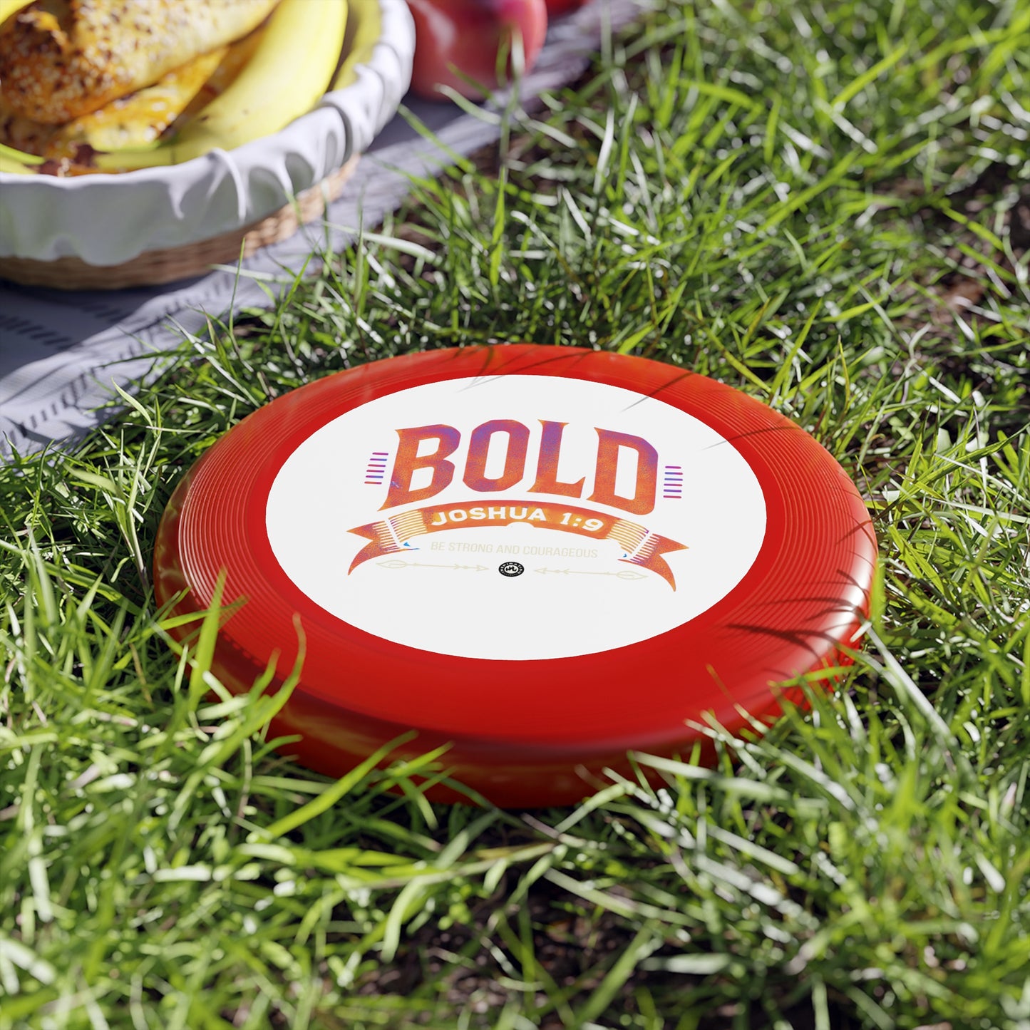 BOLD Joshua 1:9 Wham-O Frisbee
