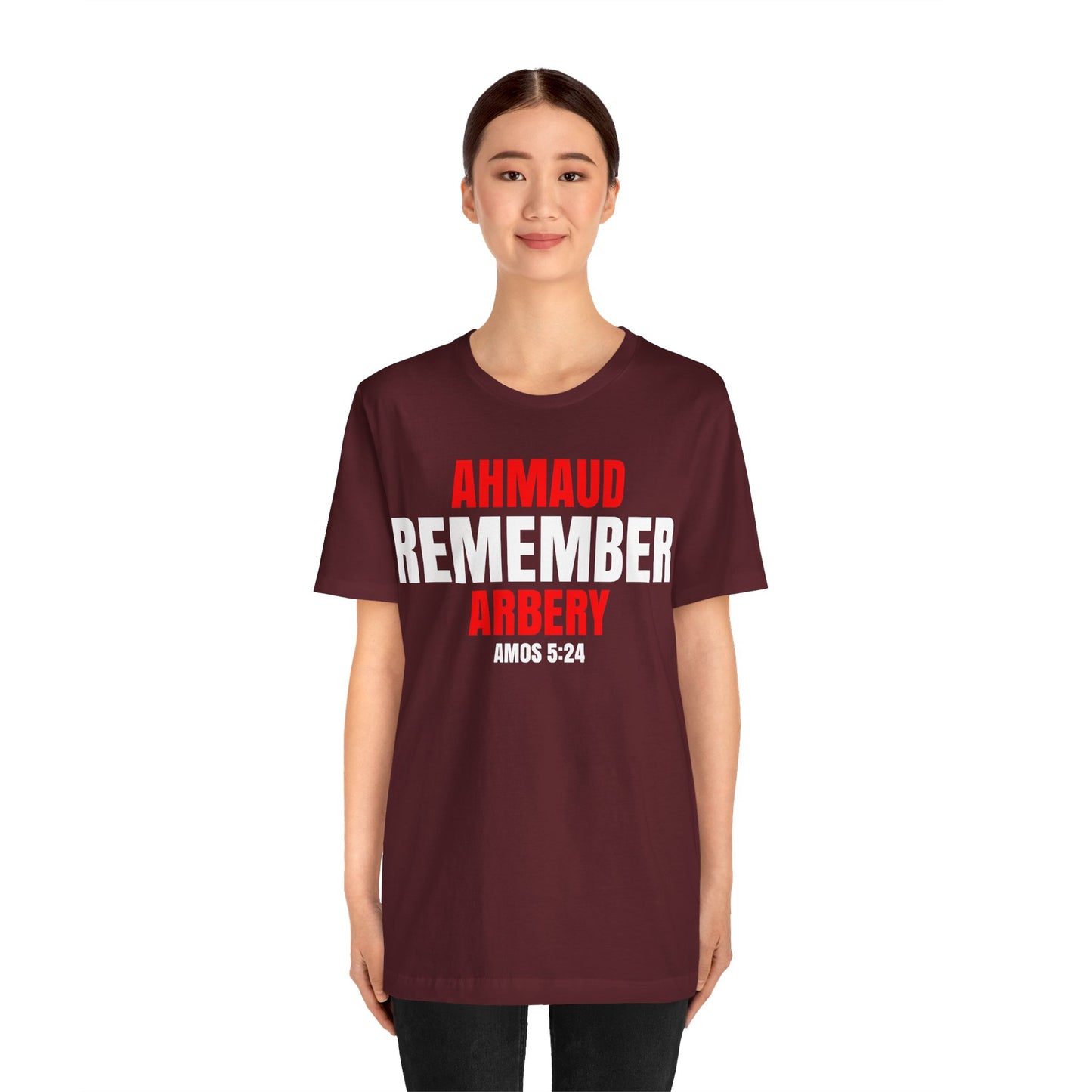 The Remember Series-Ahmaud Arbery-Unisex Jersey Short Sleeve Tee