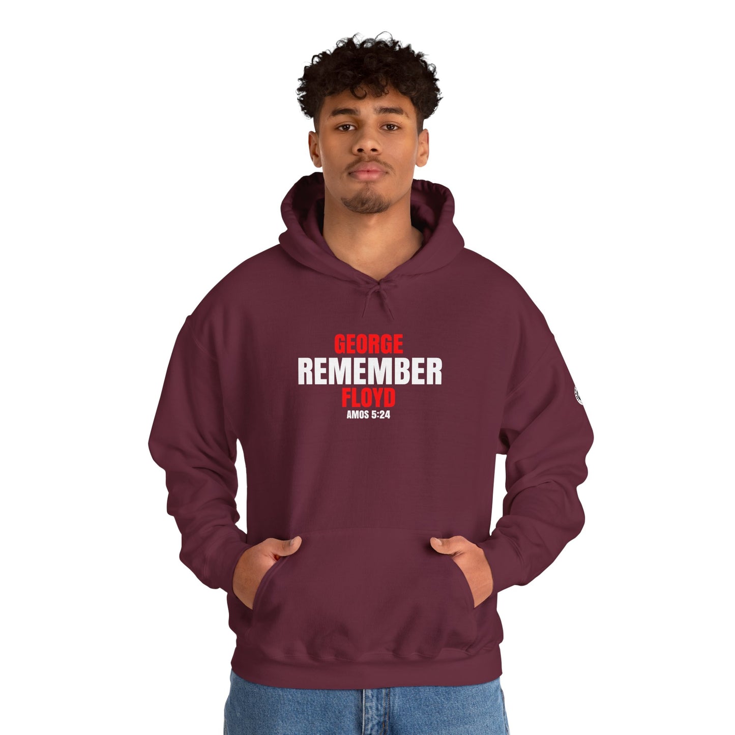 The Remember Series-George Floyd-Unisex Heavy Blend™ Hooded Sweatshirt