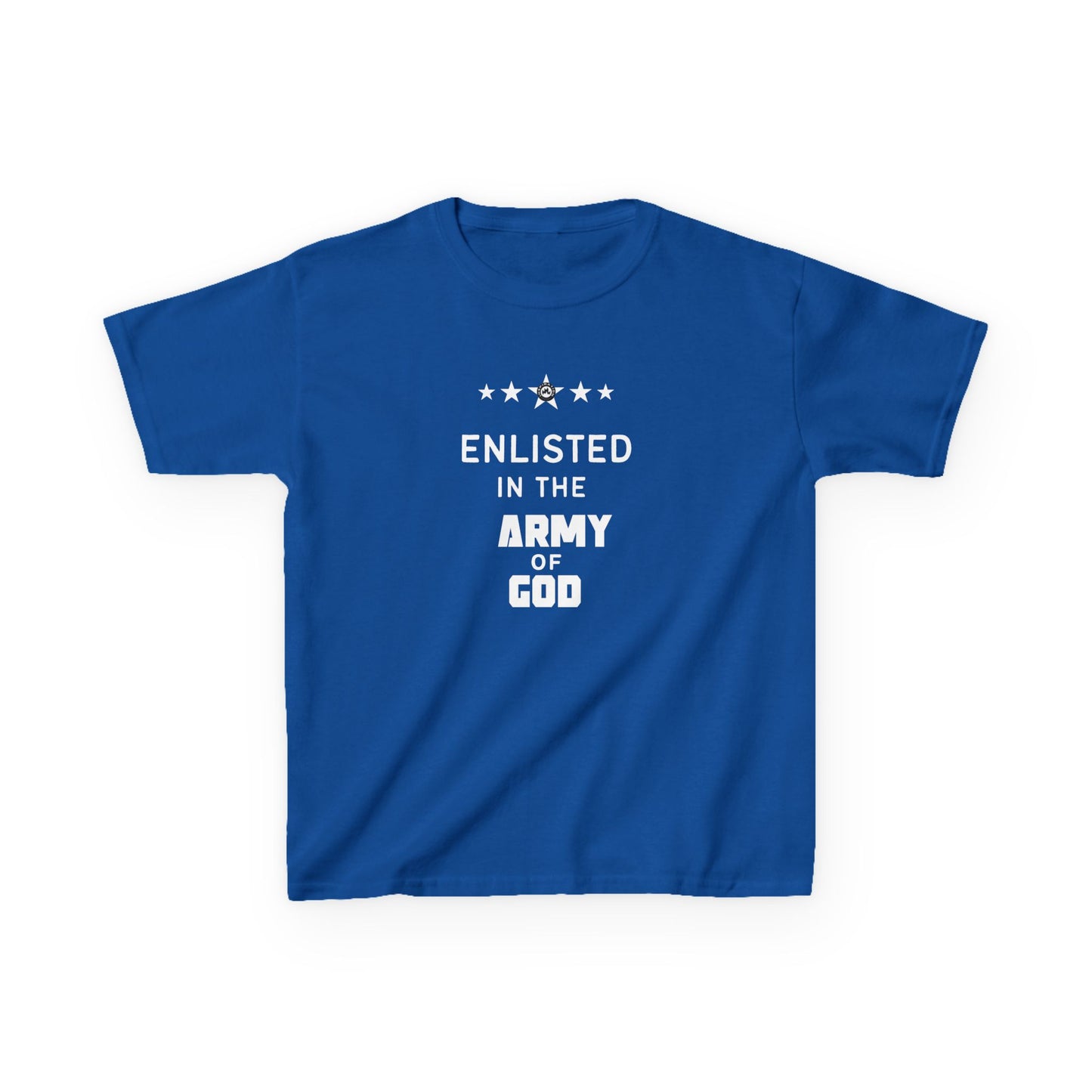 Enlisted In The Army of God "Psalms 84:1-12"  Kids Heavy Cotton™ Tee