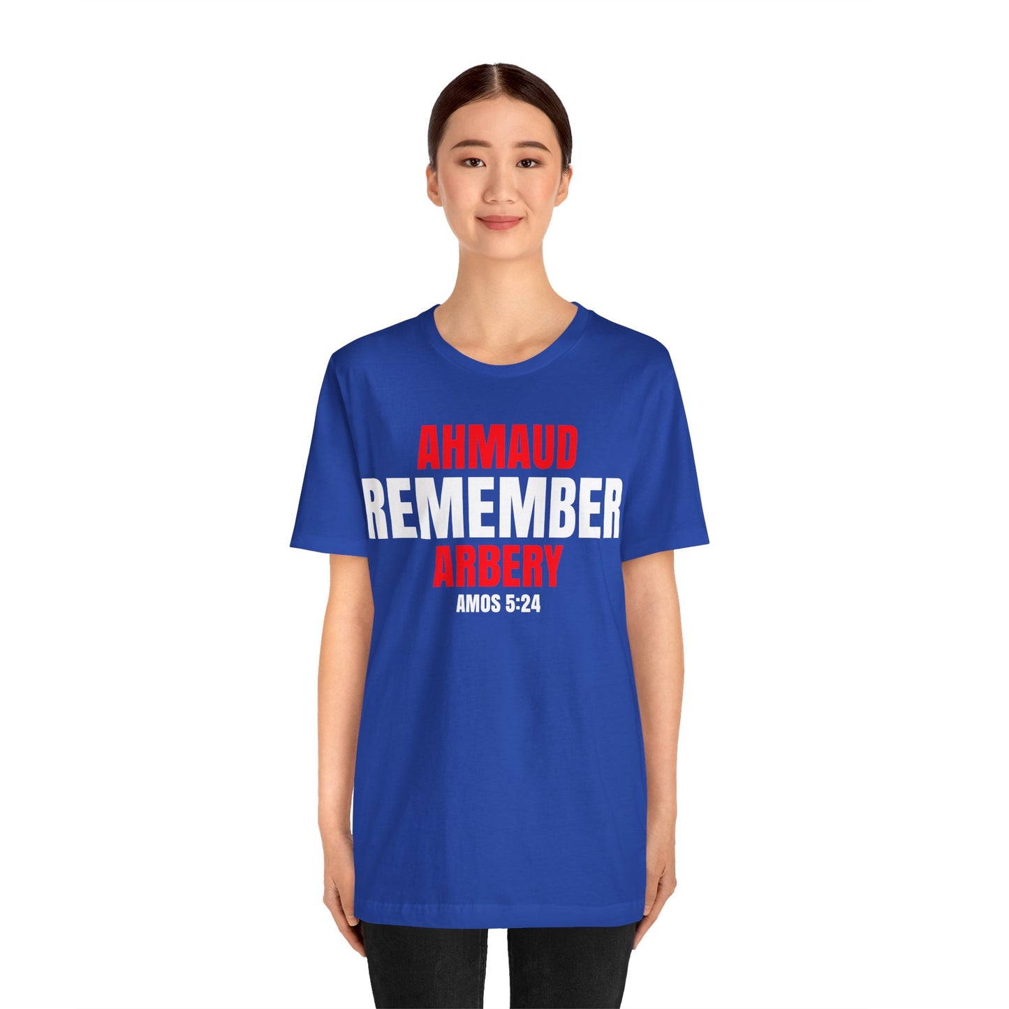 The Remember Series-Ahmaud Arbery-Unisex Jersey Short Sleeve Tee