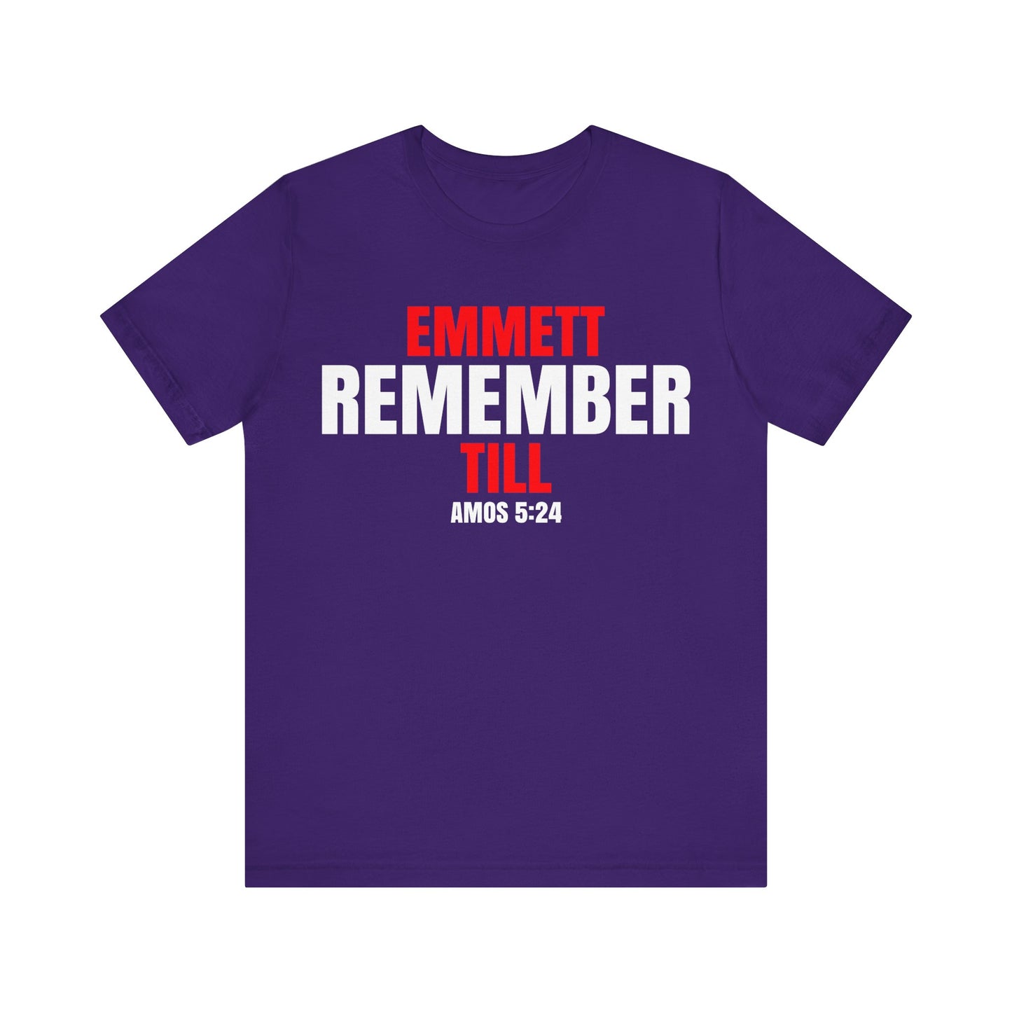 The Remember Series-Emmett Till-Unisex Jersey Short Sleeve Tee