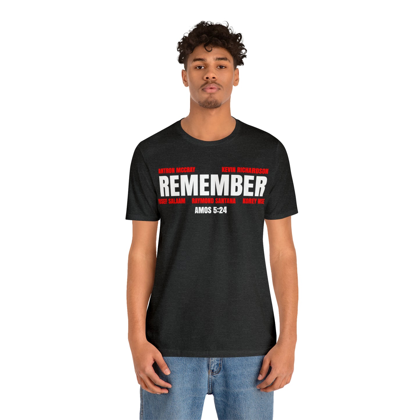 The Remember Series: The Central Park 5 Jersey Short Sleeve Tee