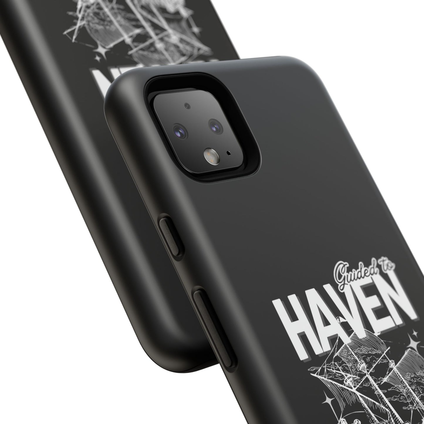 Guided to Haven Psalm 107:29–30 Stylish Phone Case