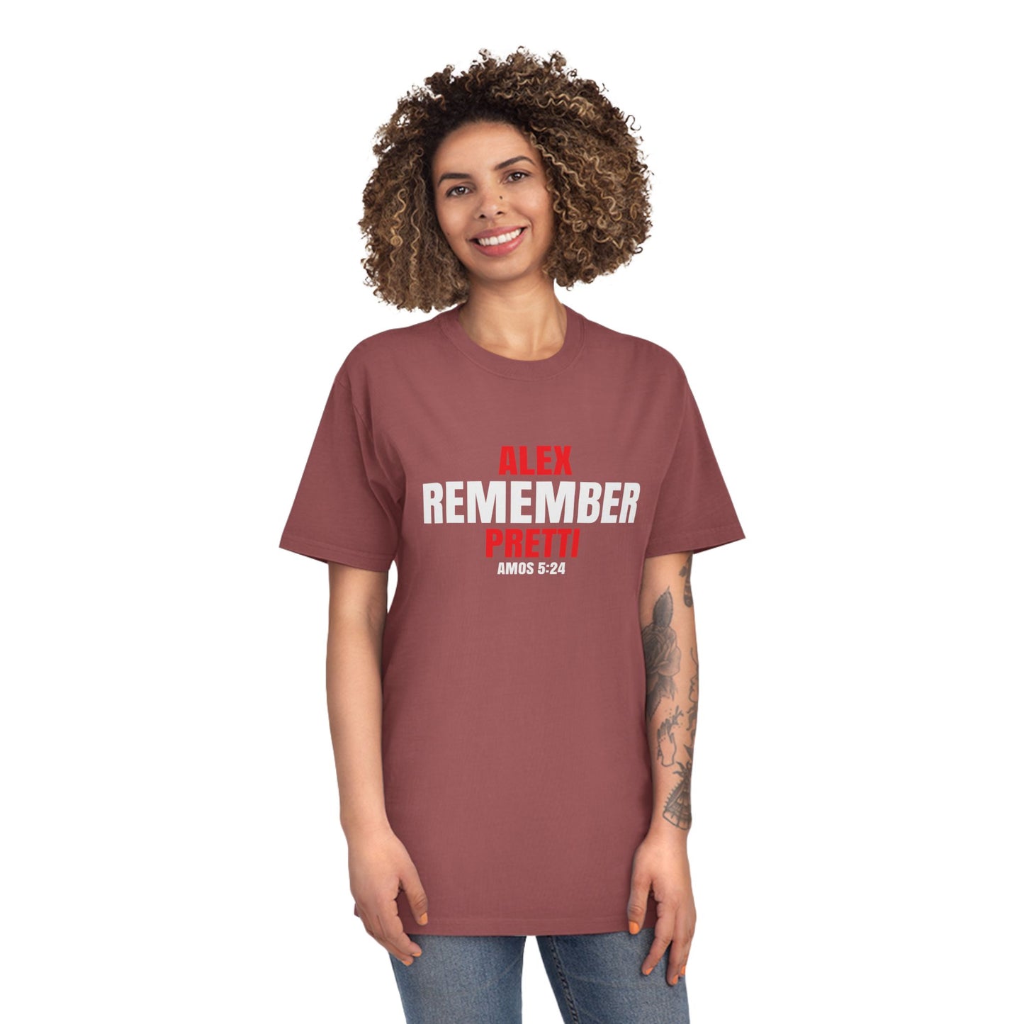 Remember Alex Pretti Memorial T‑Shirt - 100 % cotton