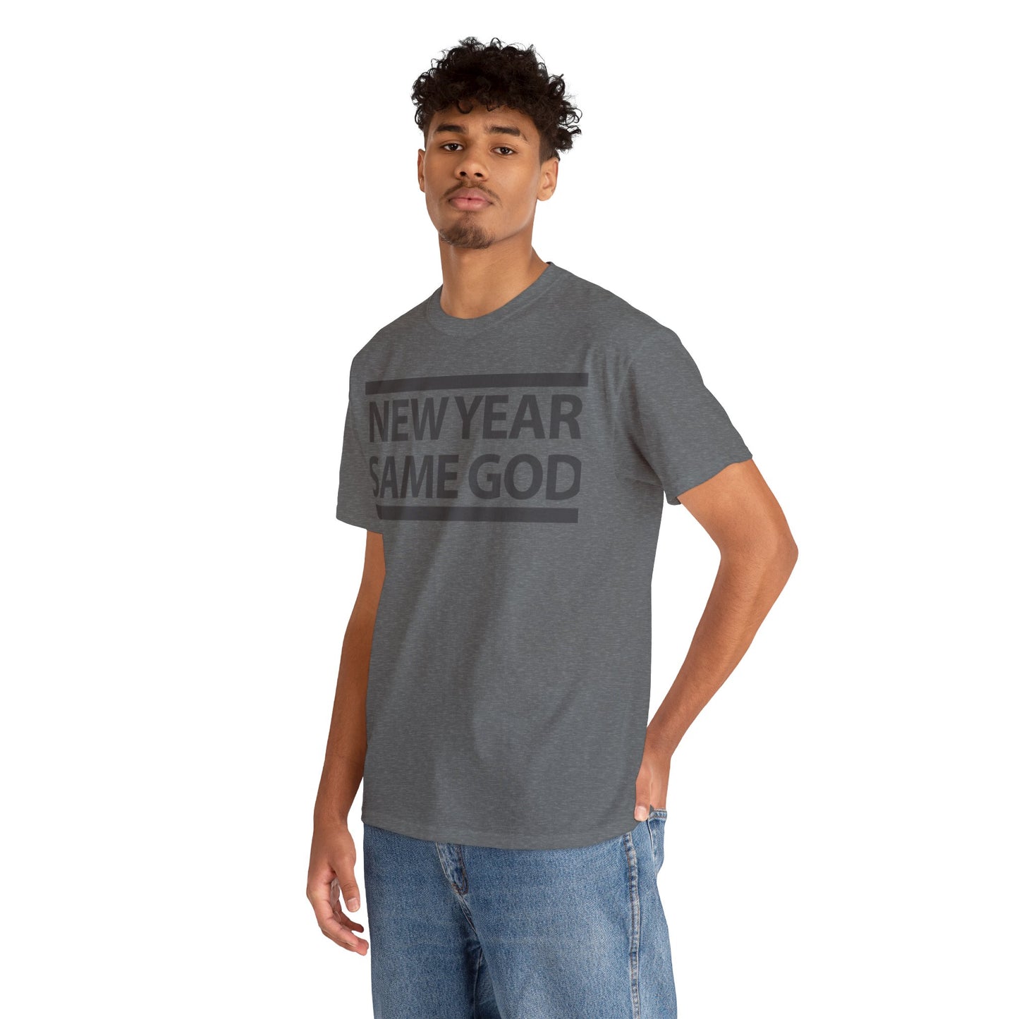 TWC New Year Same God-Unisex Heavy Cotton Tee