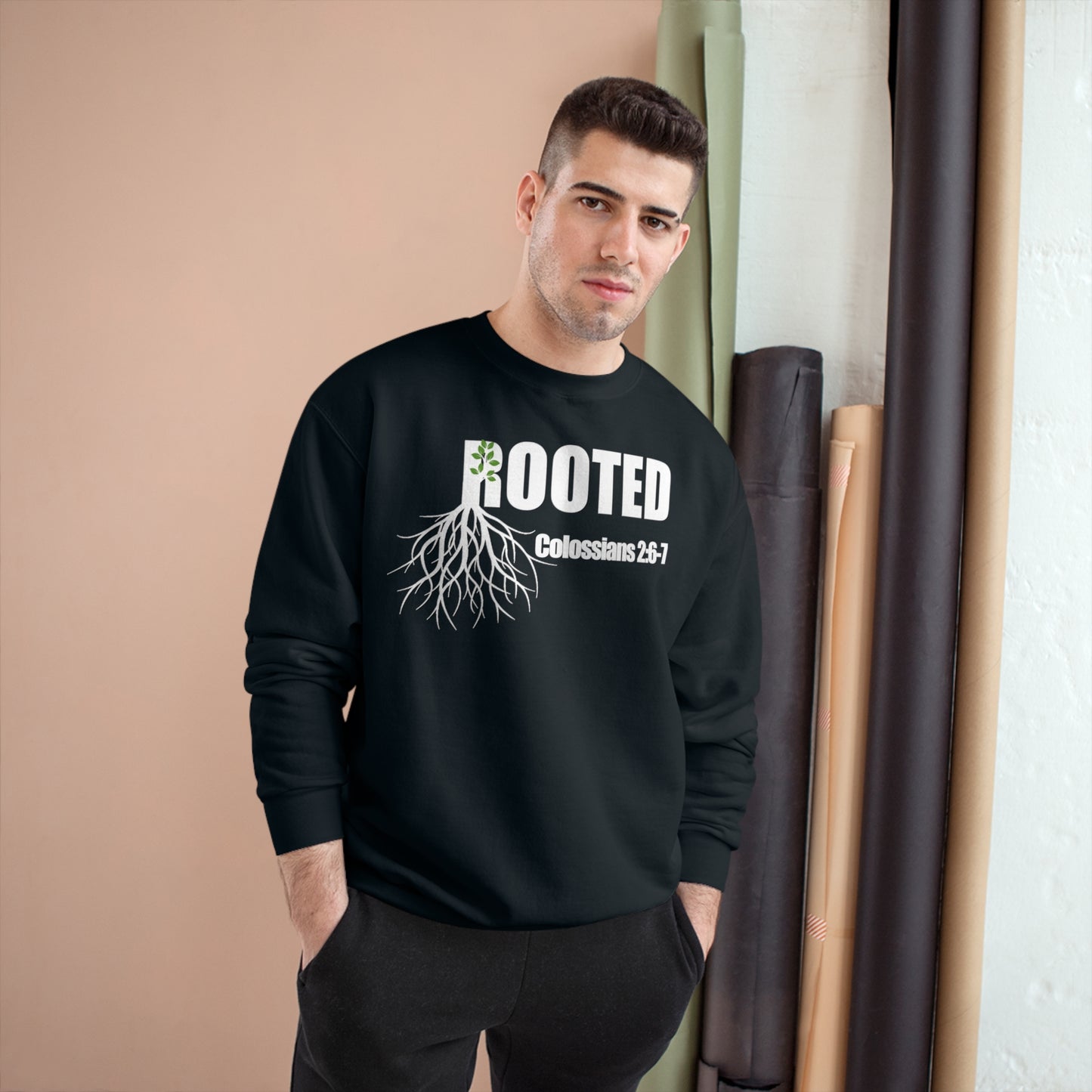 Colossians 2:7 Rooted Sweatshirt