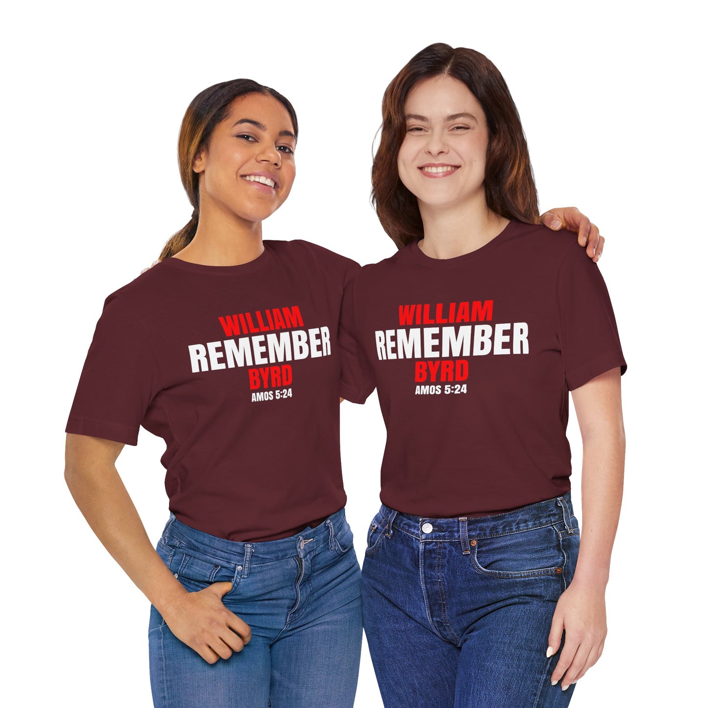 The Remember Series-William Byrd-Unisex Jersey Short Sleeve Tee