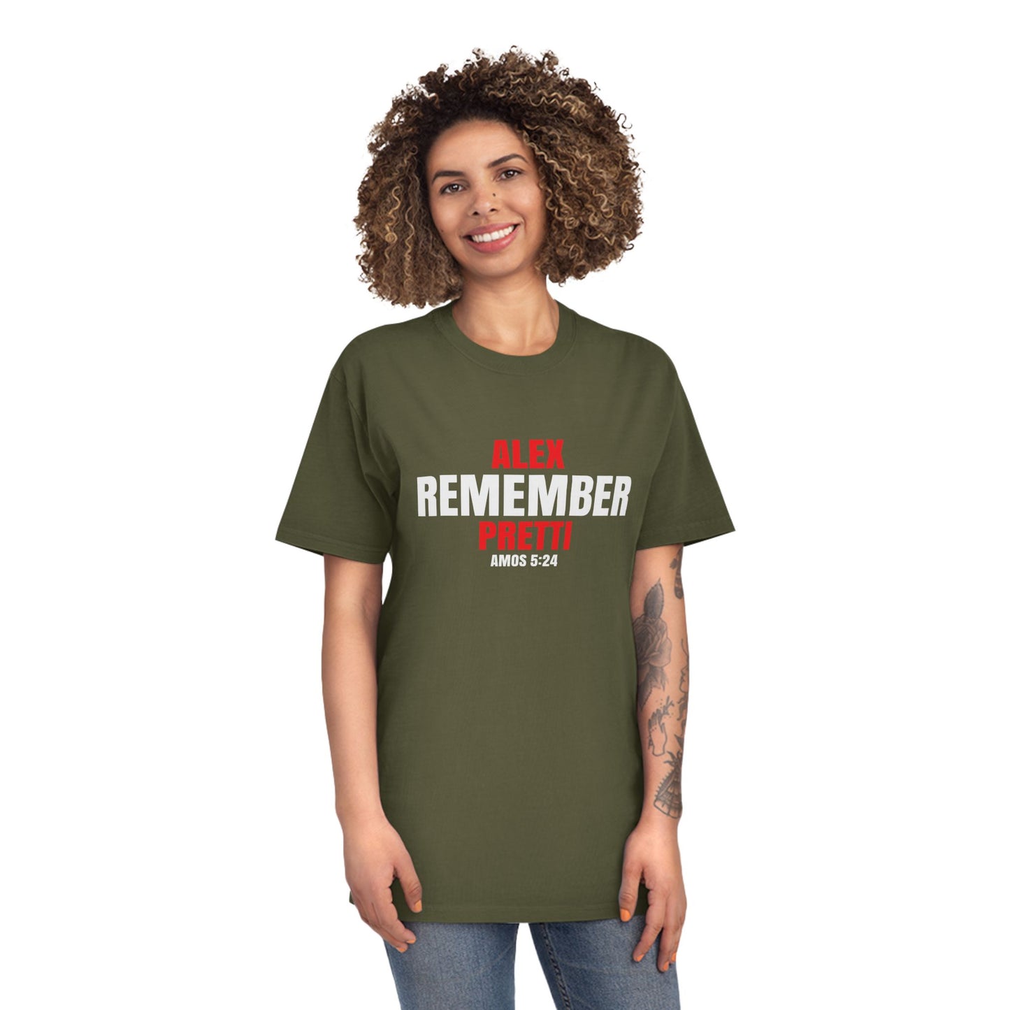 Remember Alex Pretti Memorial T‑Shirt - 100 % cotton
