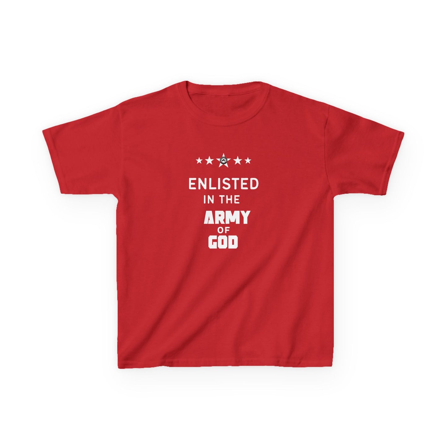 Enlisted In The Army of God "Psalms 84:1-12"  Kids Heavy Cotton™ Tee