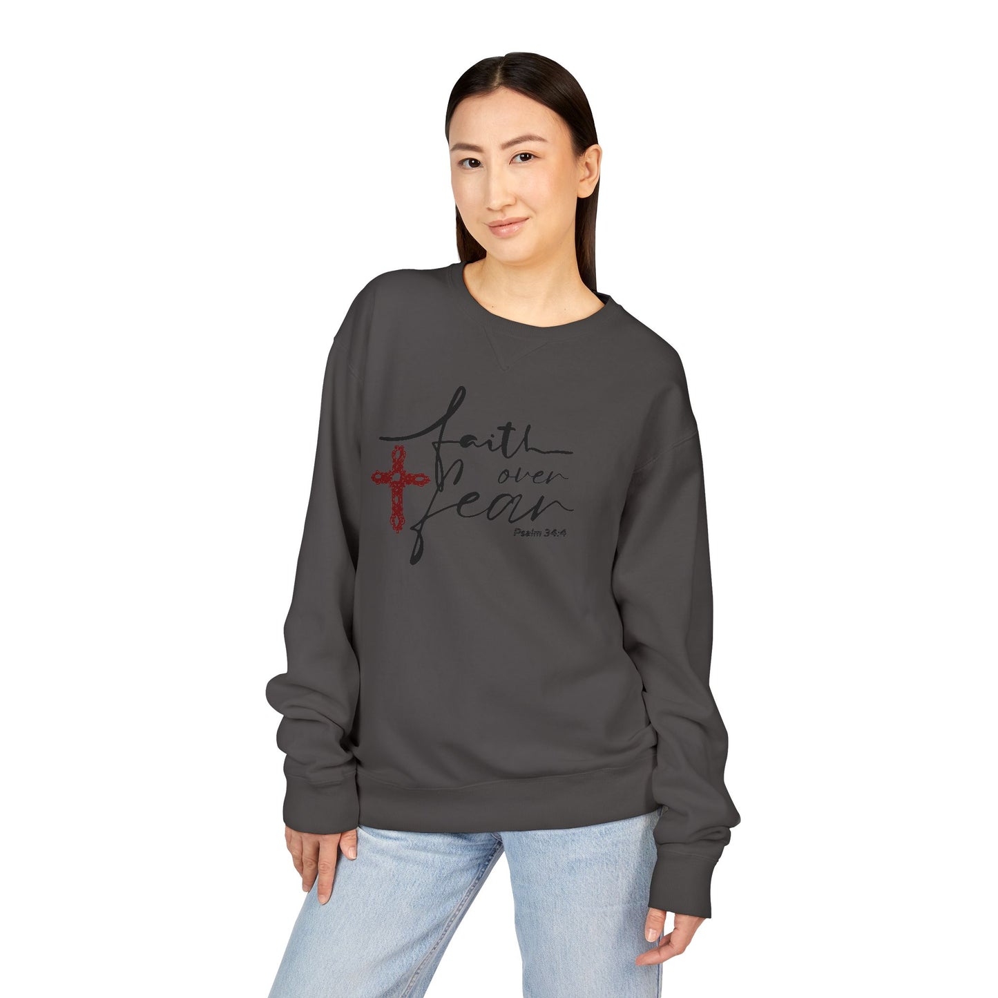 Faith Over Fear Crewneck Sweatshirt
