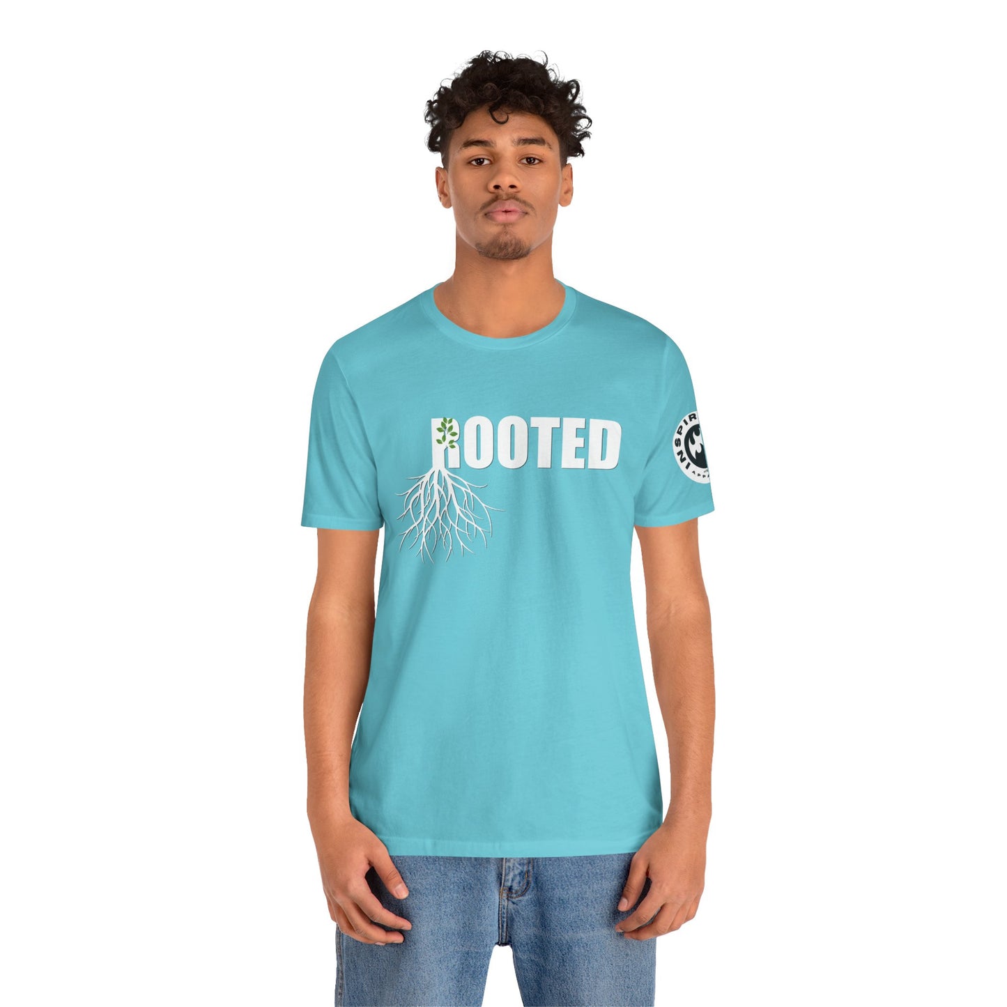 Colossians 2:7 Rooted - Unisex Jersey Short Sleeve Tee