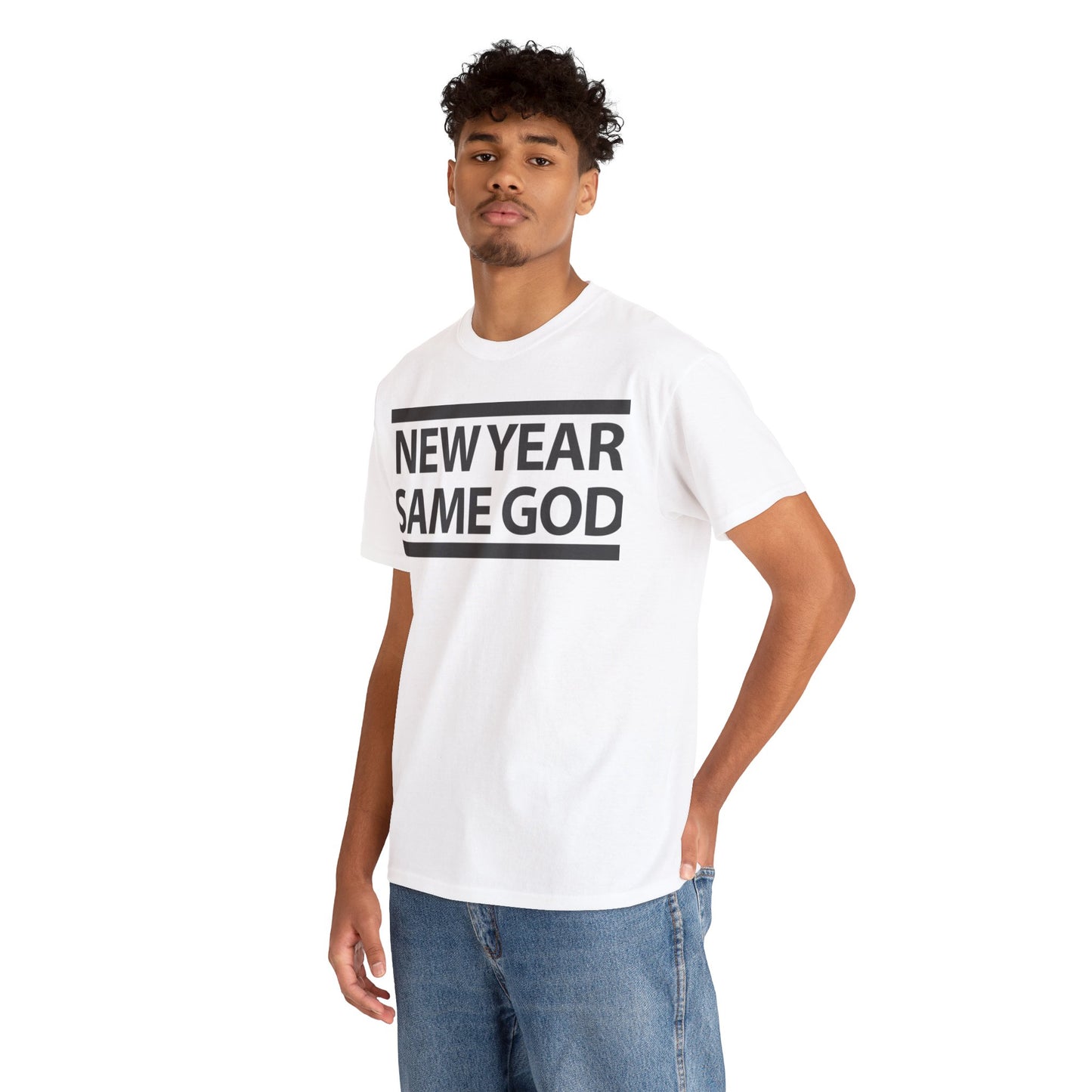 TWC New Year Same God-Unisex Heavy Cotton Tee
