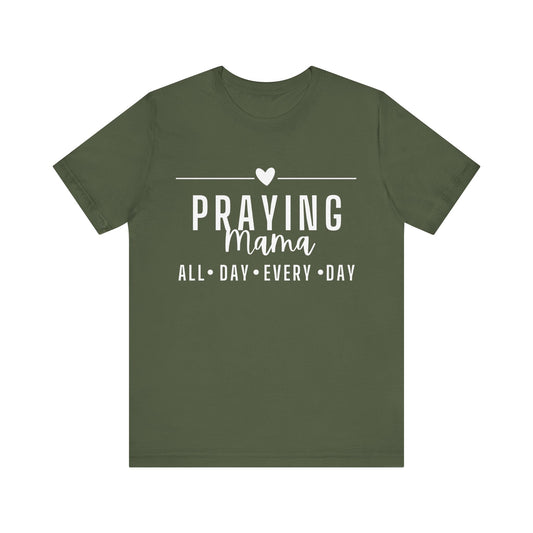 Praying Mama Jersey Short Sleeve Tee