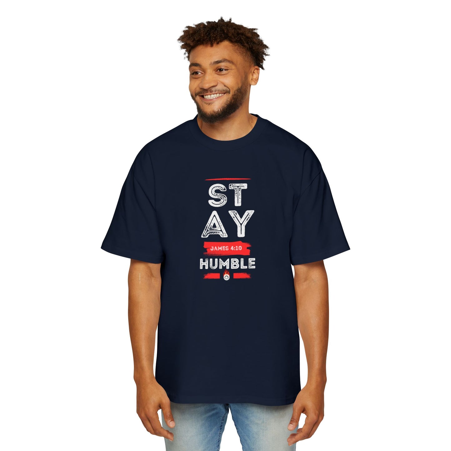 Stay Humble Men's Oversized Tee