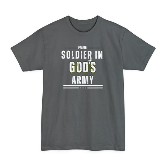 Solider In God's Army - Unisex Tall Sized T-Shirt