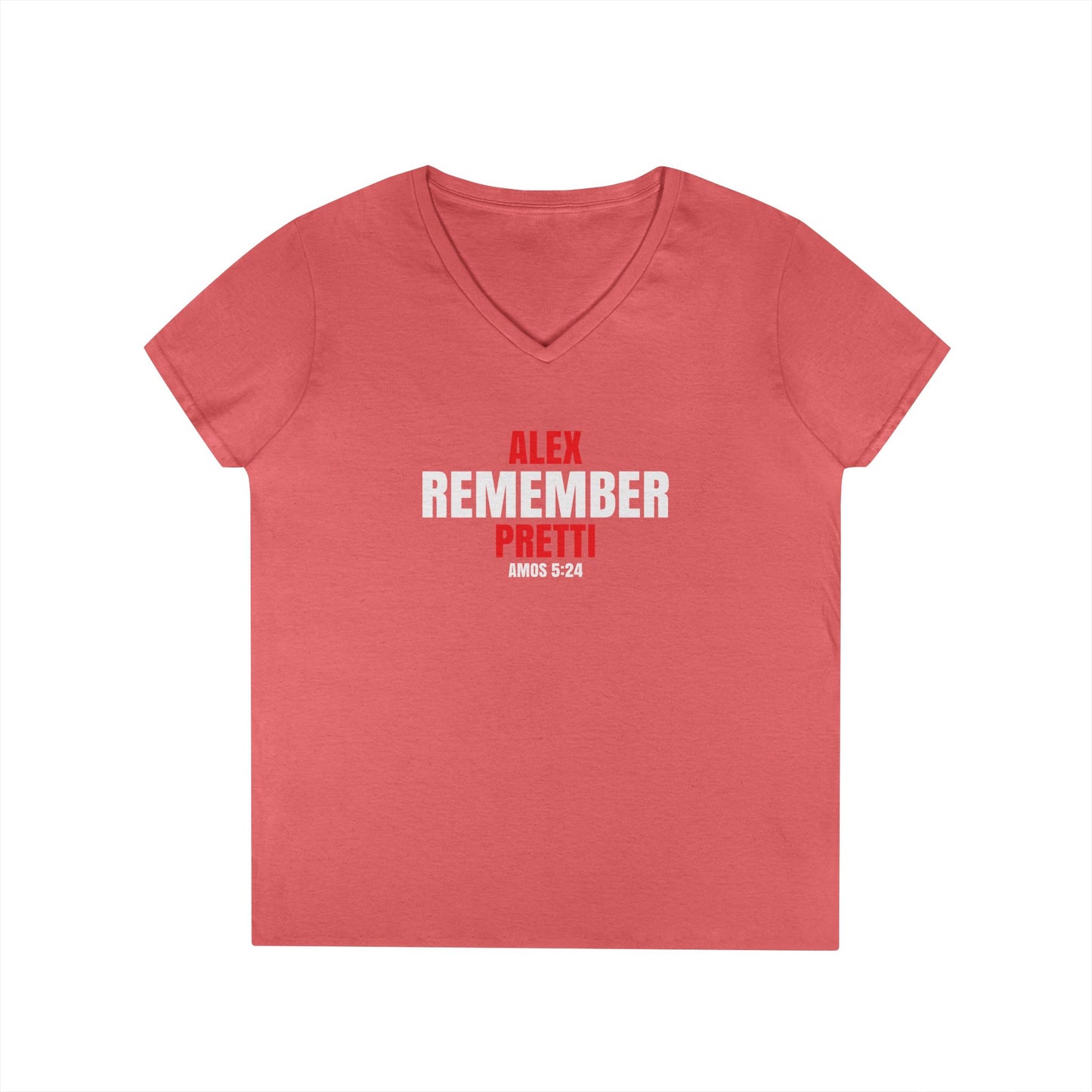Remember Alex Pretti  Ladies' V-Neck T-Shirt
