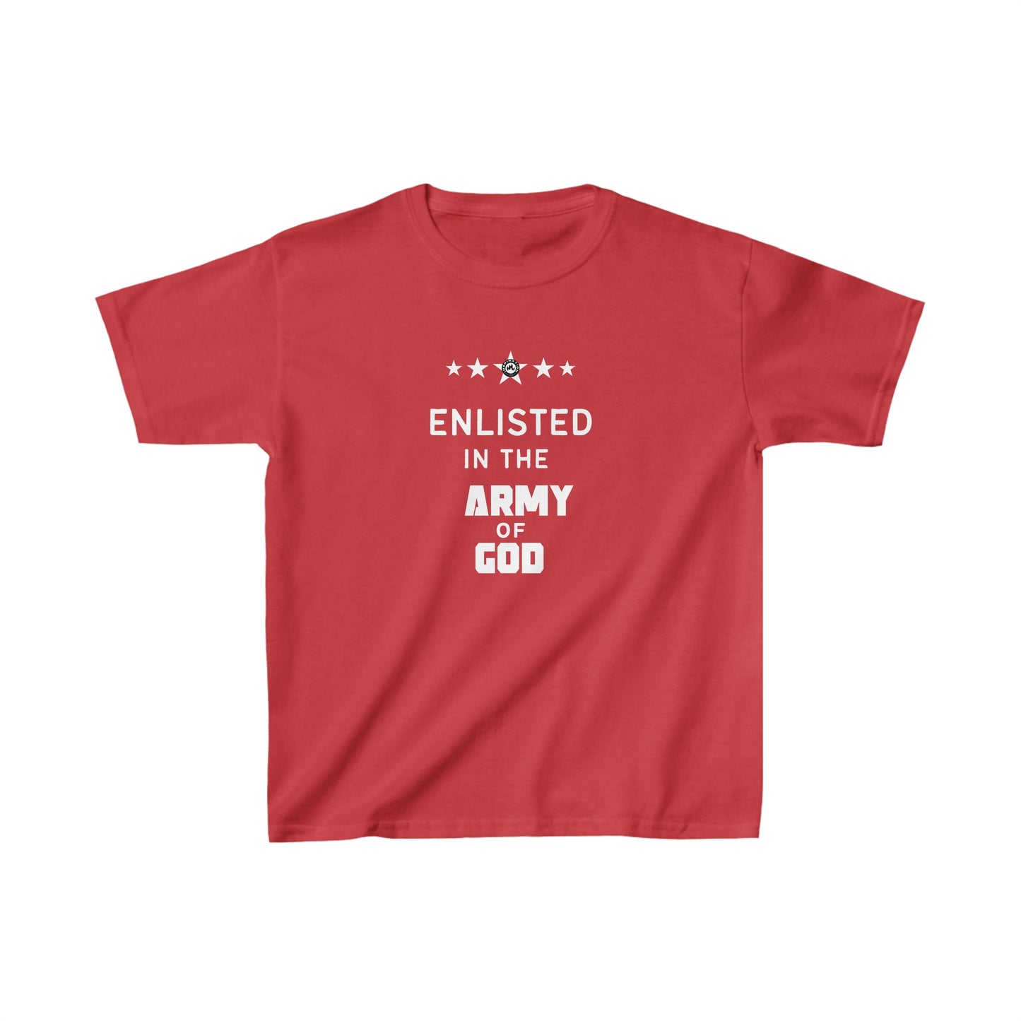 Enlisted In The Army of God "Psalms 84:1-12"  Kids Heavy Cotton™ Tee