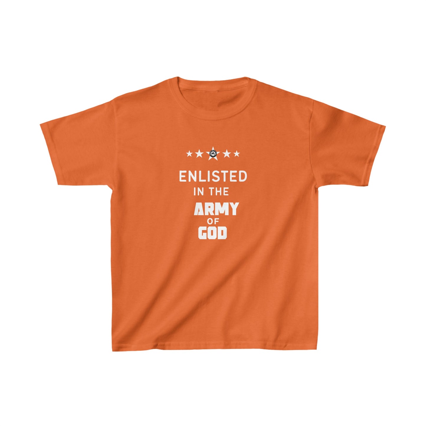 Enlisted In The Army of God "Psalms 84:1-12"  Kids Heavy Cotton™ Tee