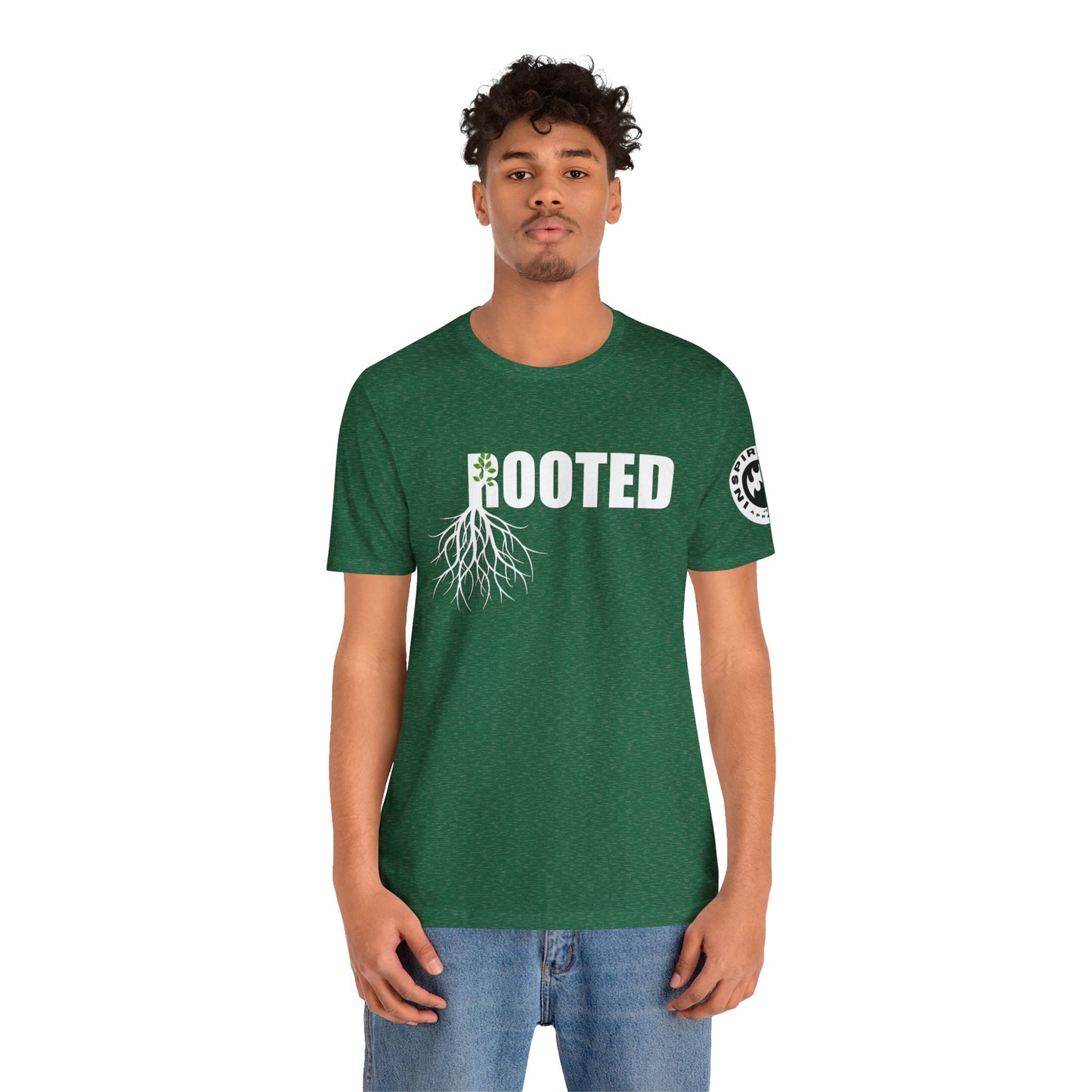 Colossians 2:7 Rooted - Unisex Jersey Short Sleeve Tee