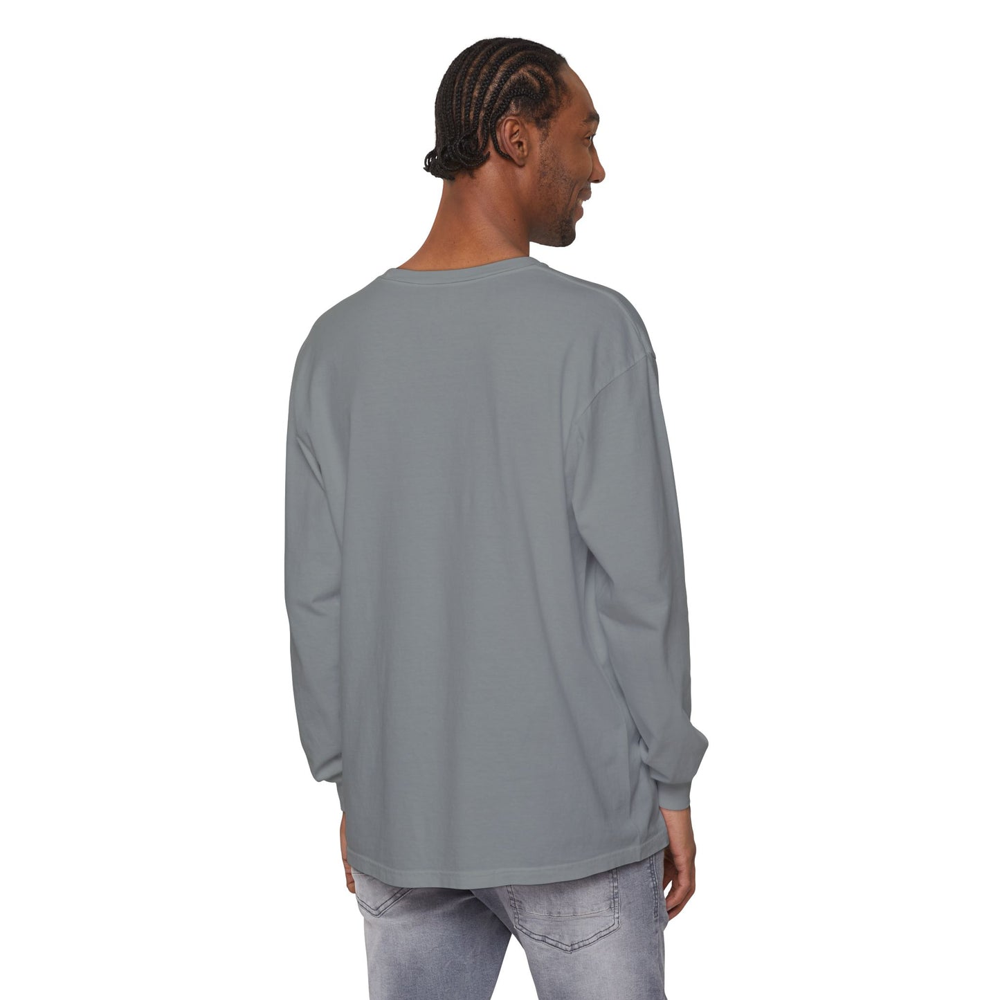 Guided to Haven Psalm 107:29–30 Long Sleeve T-Shirt - Nautical Theme