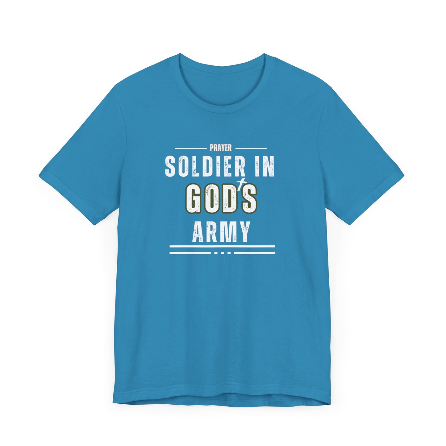 Prayer Soldier In God's Army - Unisex Jersey Short Sleeve Tee