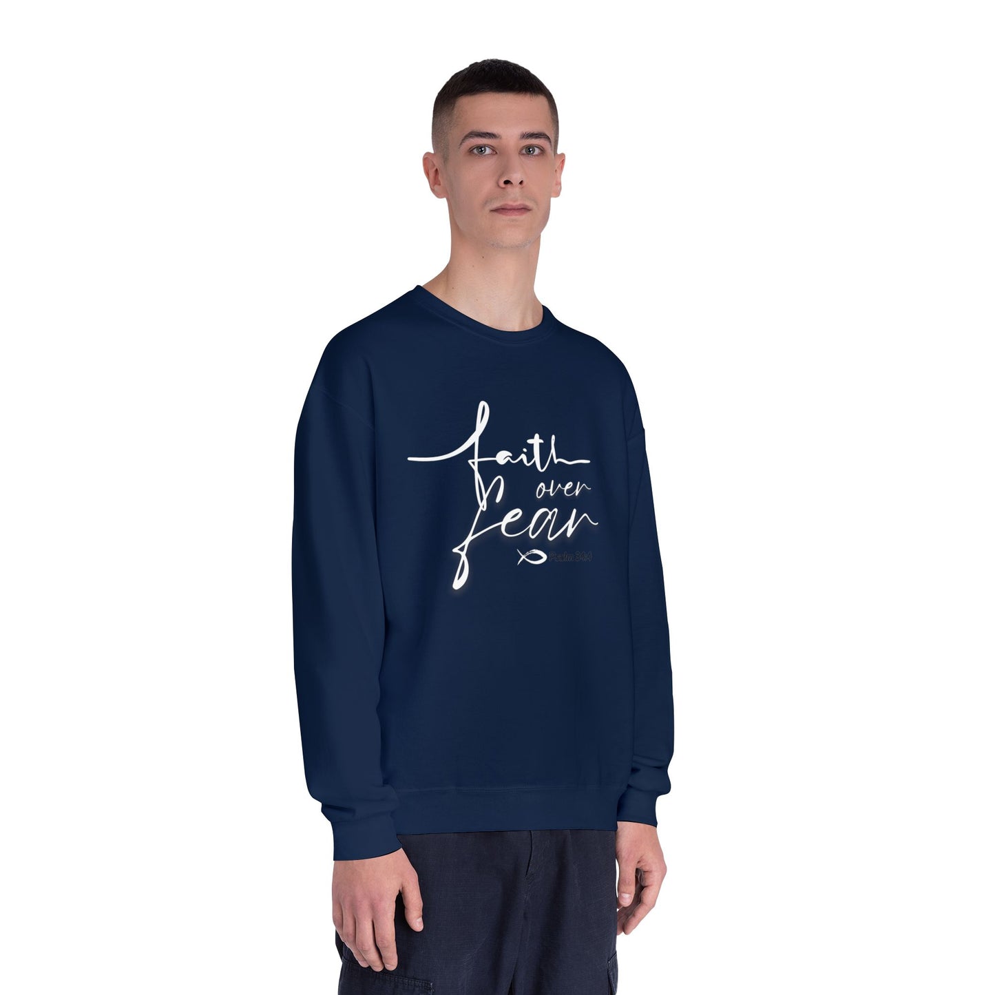 Faith Over Fear Pullover Sweatshirt