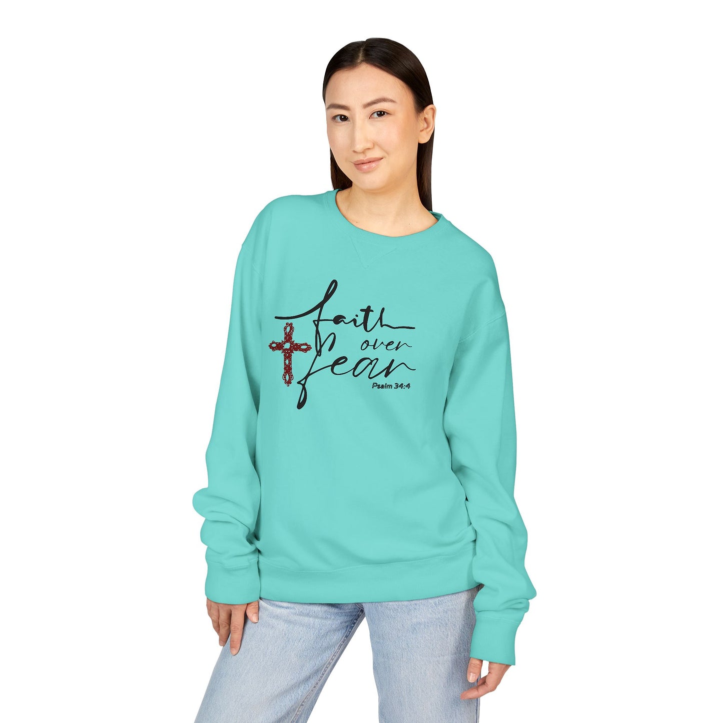 Faith Over Fear Crewneck Sweatshirt