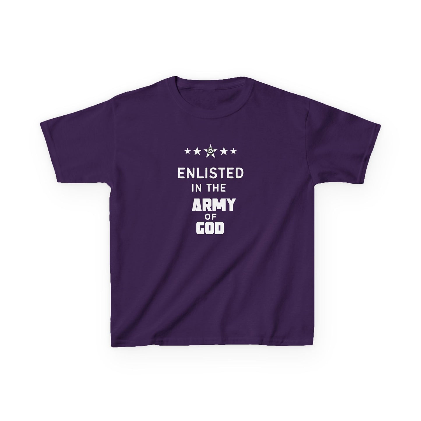Enlisted In The Army of God "Psalms 84:1-12"  Kids Heavy Cotton™ Tee