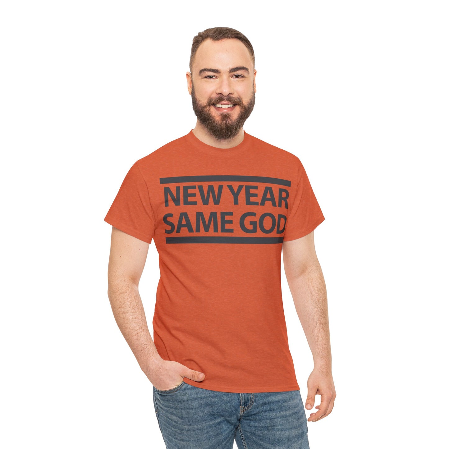 TWC New Year Same God-Unisex Heavy Cotton Tee