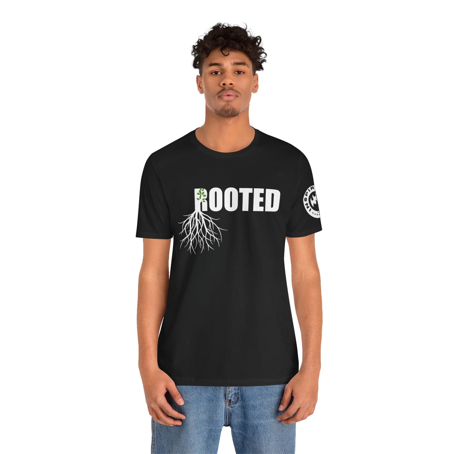 Colossians 2:7 Rooted - Unisex Jersey Short Sleeve Tee