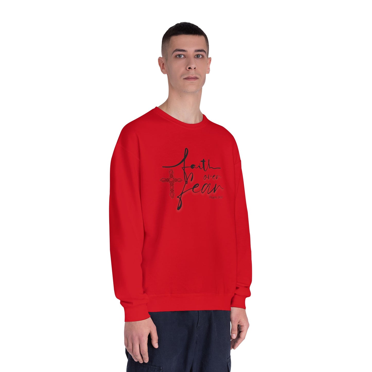 Faith Over Fear Pullover Sweatshirt