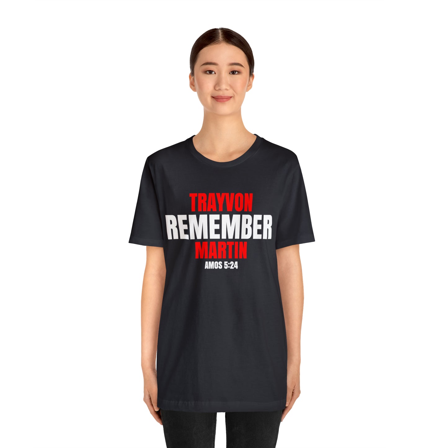 The Remember Series-Trayvon Martin-Unisex Jersey Short Sleeve Tee