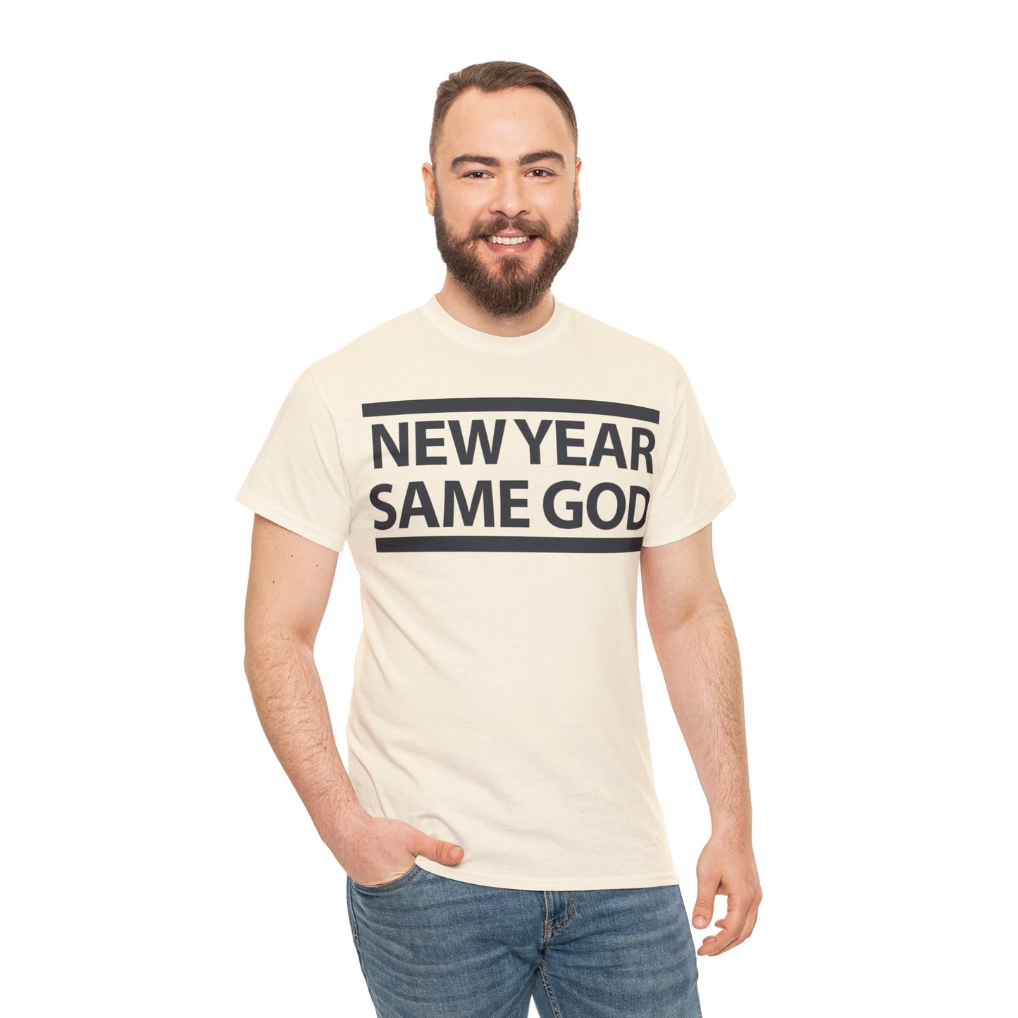 TWC New Year Same God-Unisex Heavy Cotton Tee