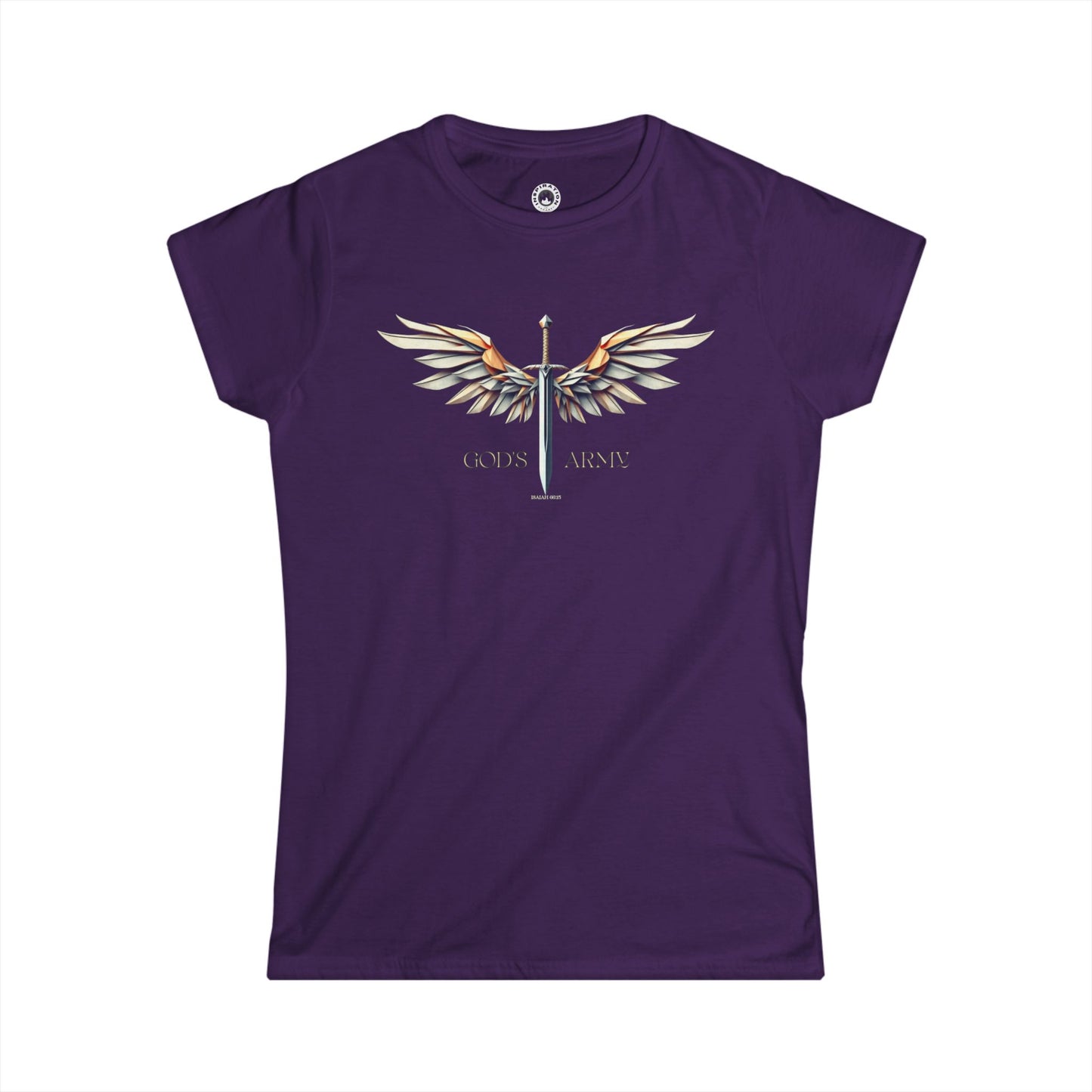 God's Army Isaiah 66:15  Women's Soft Style Tee