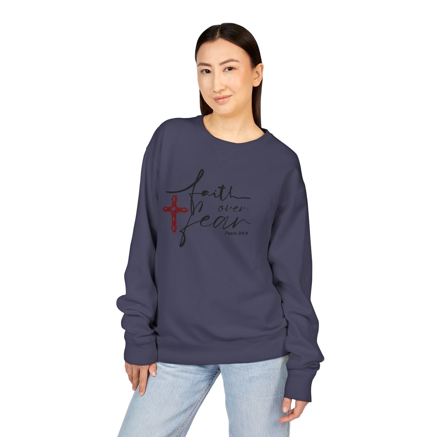 Faith Over Fear Crewneck Sweatshirt