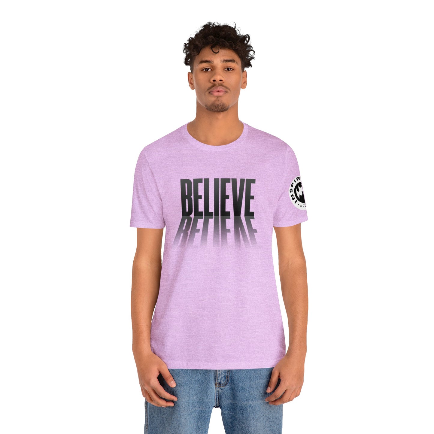 John 6:29 "Believe" Short Sleeve Tee