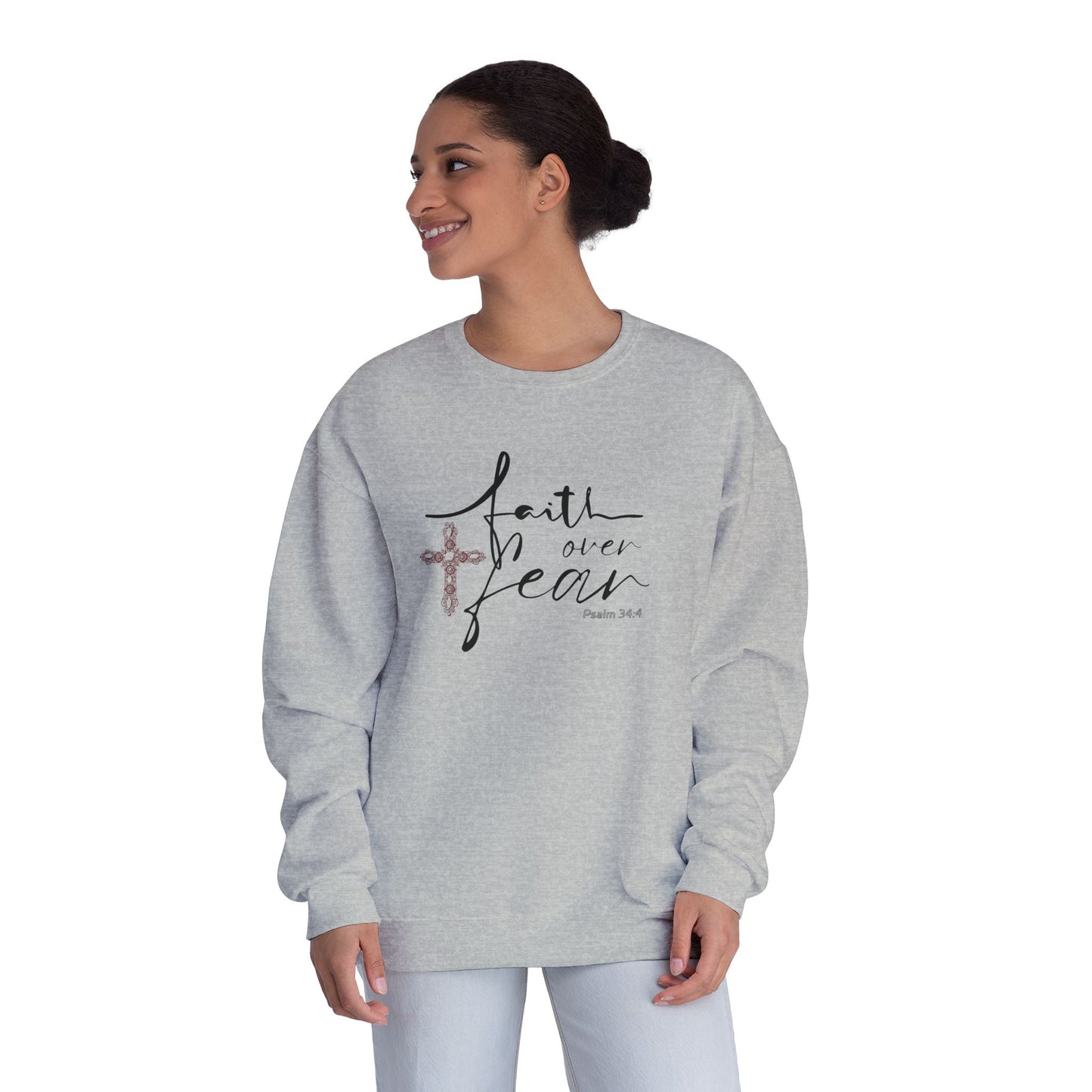 Faith Over Fear Pullover Sweatshirt