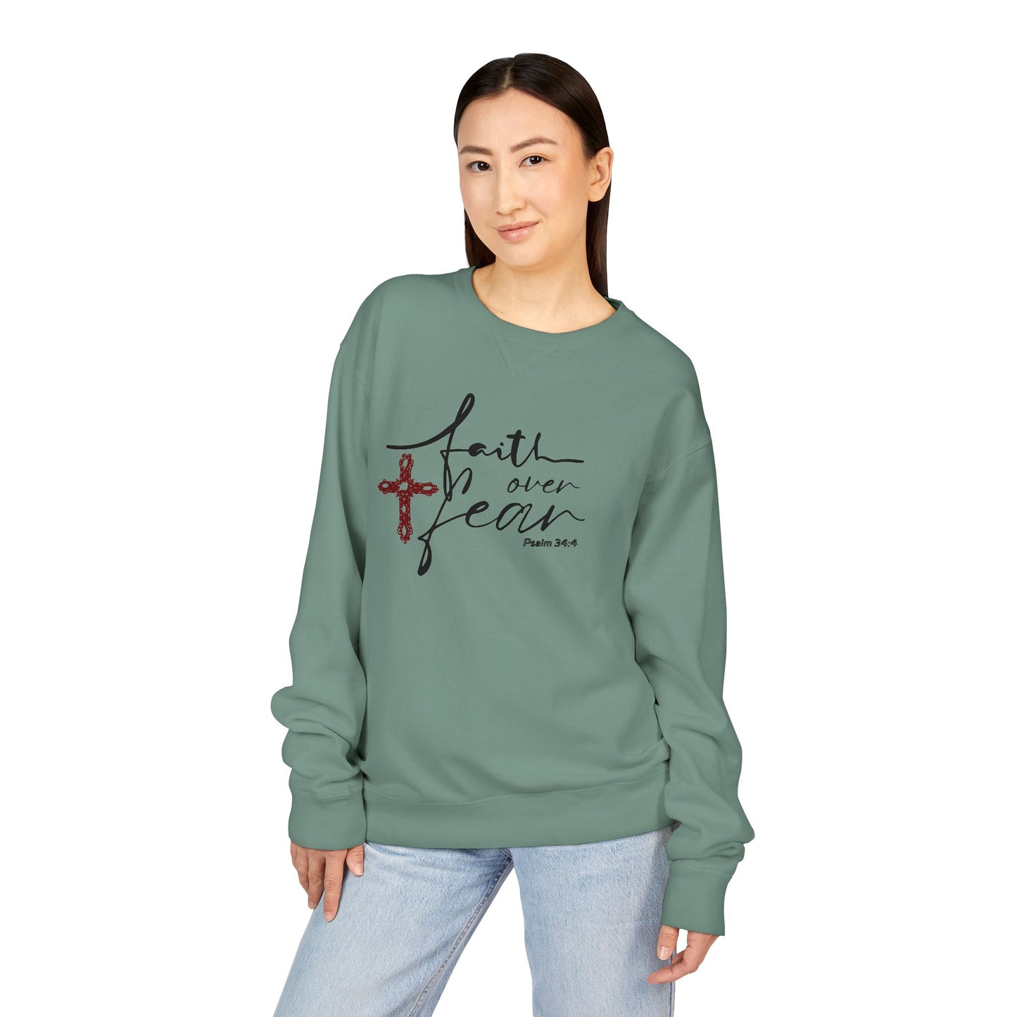 Faith Over Fear Crewneck Sweatshirt