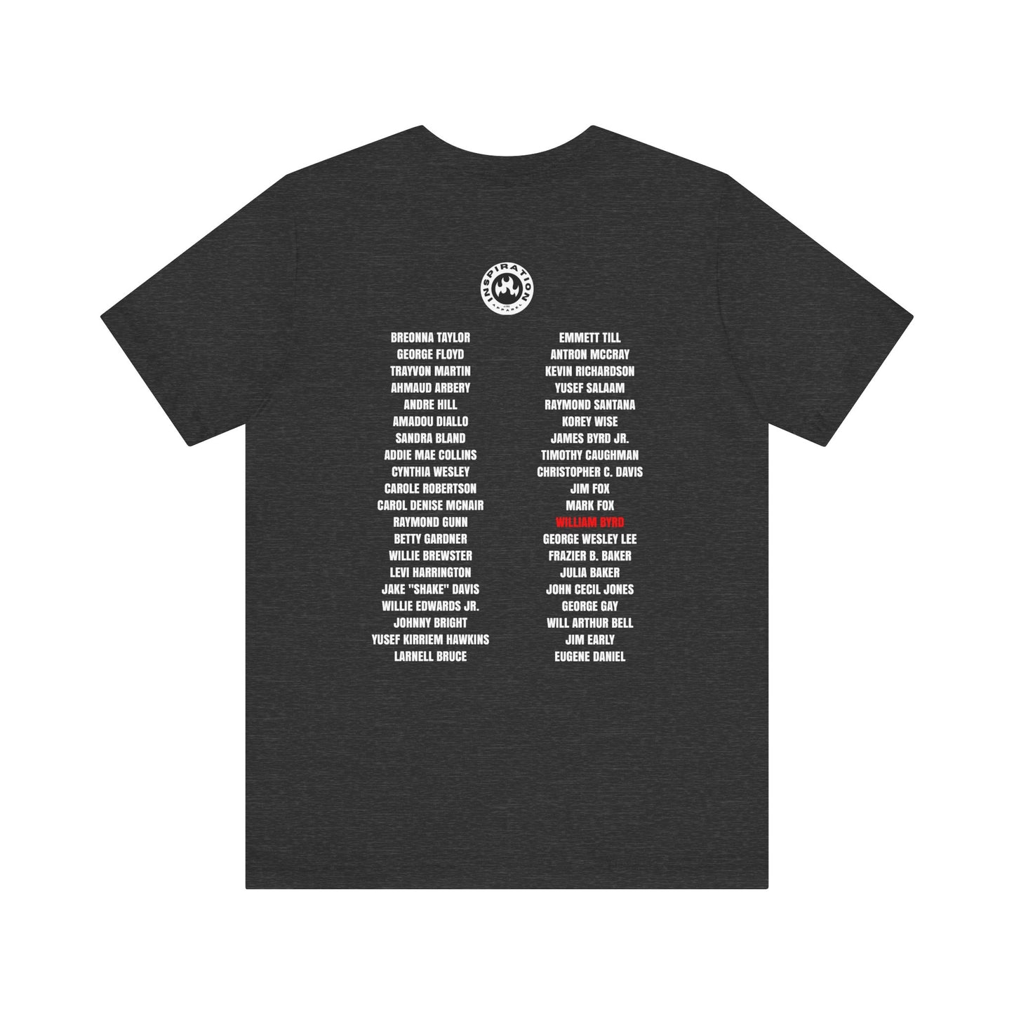 The Remember Series-William Byrd-Unisex Jersey Short Sleeve Tee