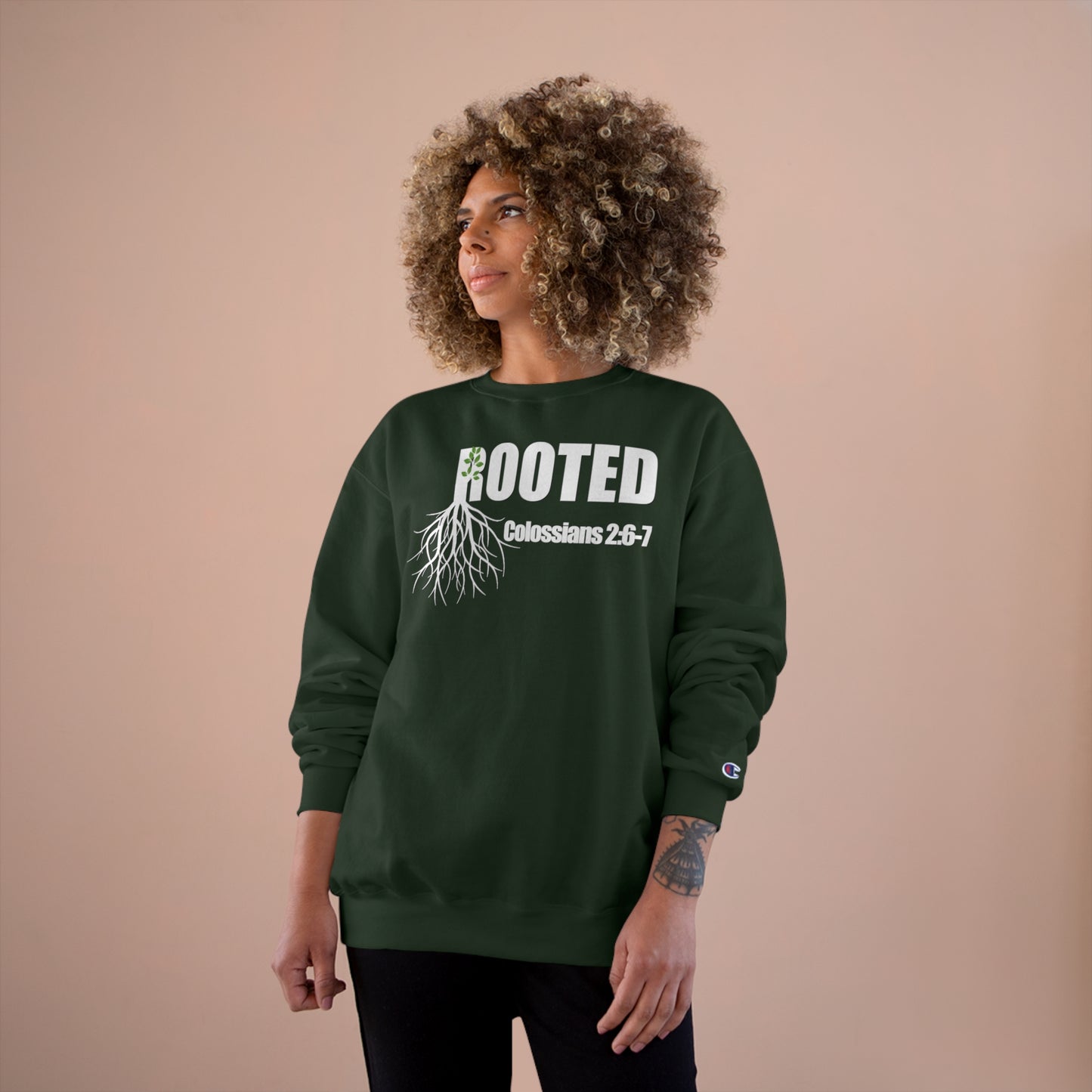 Colossians 2:7 Rooted Sweatshirt