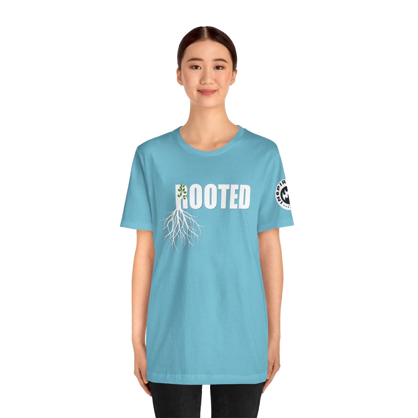 Colossians 2:7 Rooted - Unisex Jersey Short Sleeve Tee